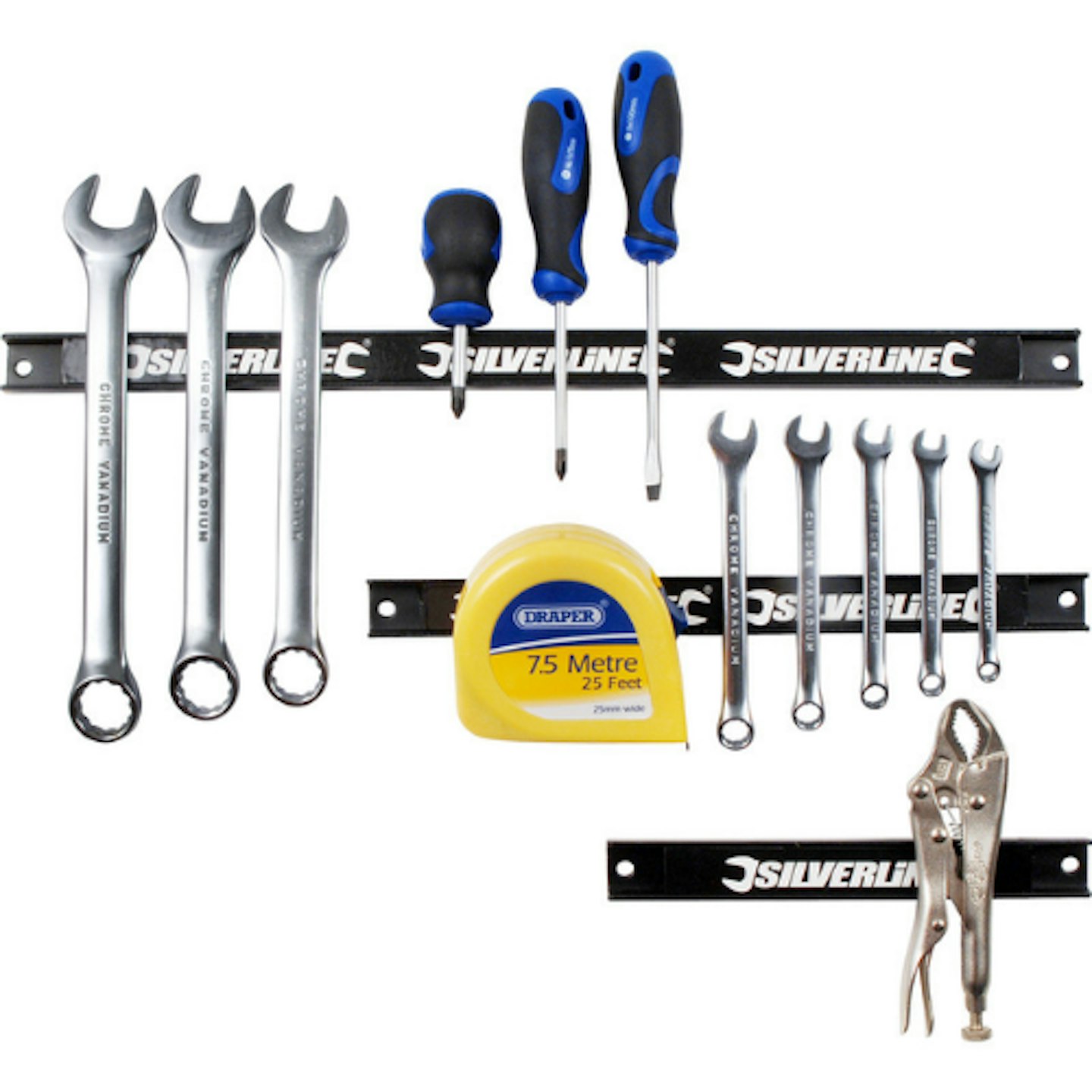 Silverline Magnetic Tool Holder Set