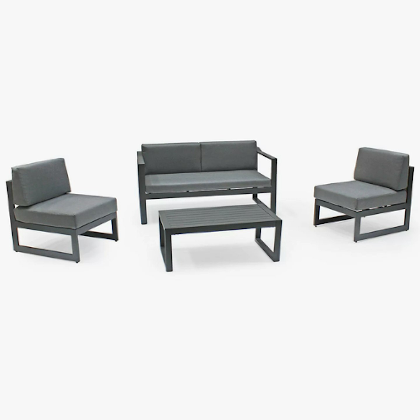 KETTLER Versa 4-Seat Garden Lounging Table & Chairs Set