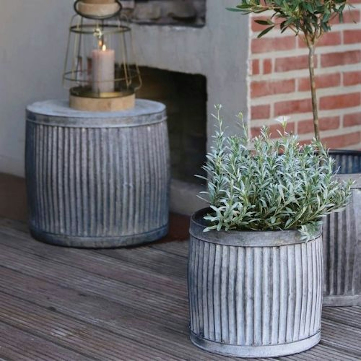 Zinc Garden And House Planters