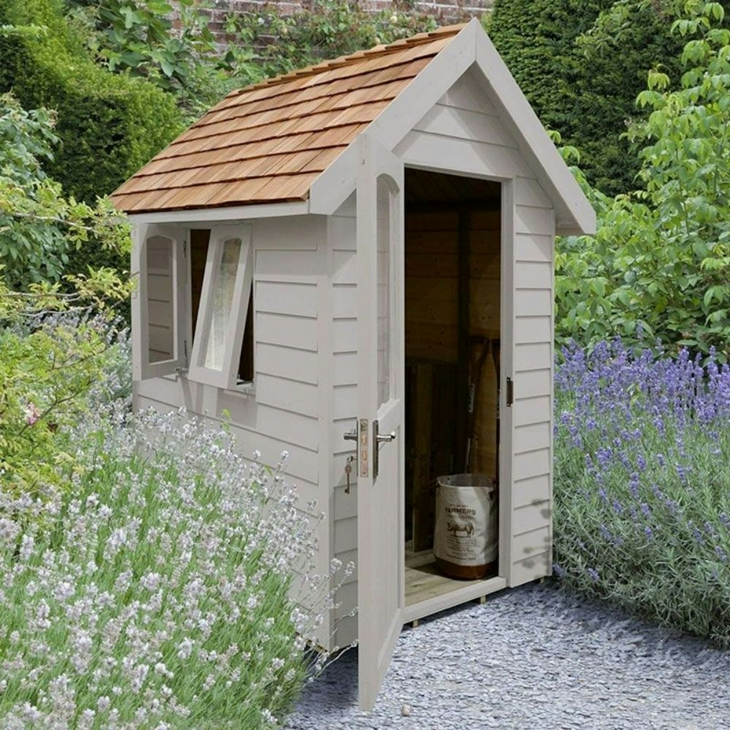 Forest Retreat Grey Luxury Shed
