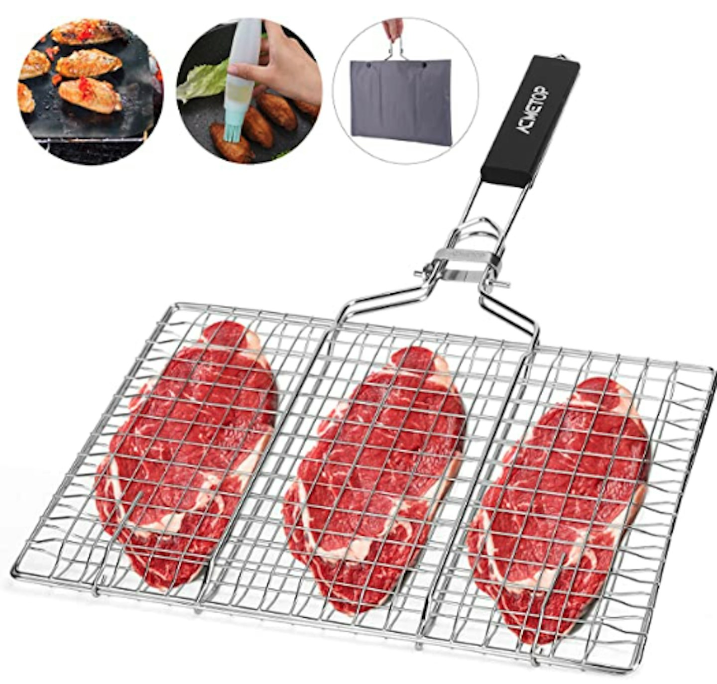 ACMETOP Portable BBQ Grill Basket