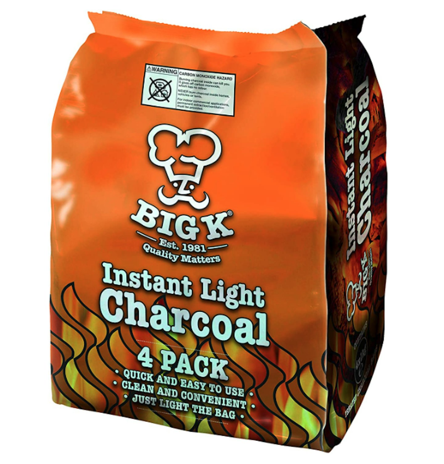 Big K Instant Light Lumpwood Charcoal