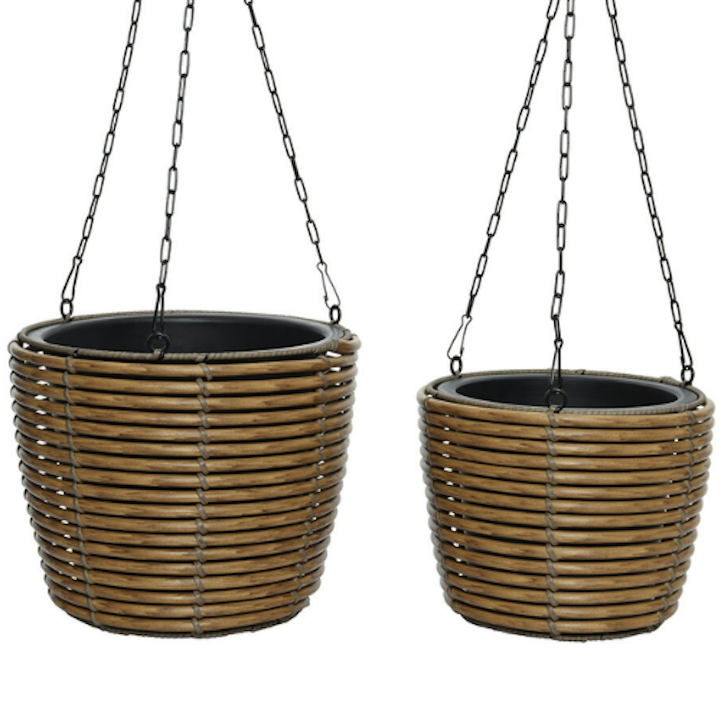 Outdoor Polyrattan Hanging Planter