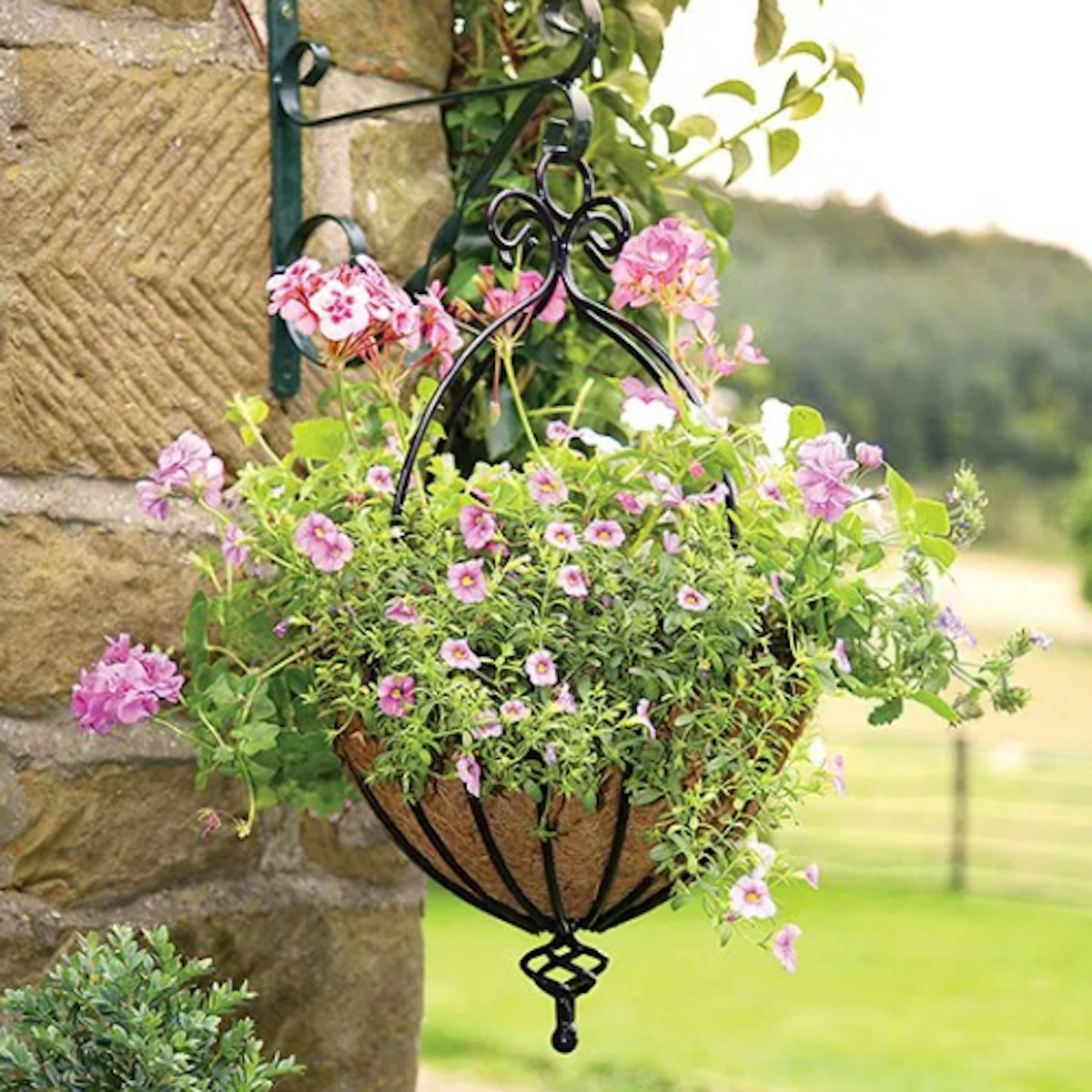 Stylish Hanging Baskets To Brighten Up Your Garden Wall