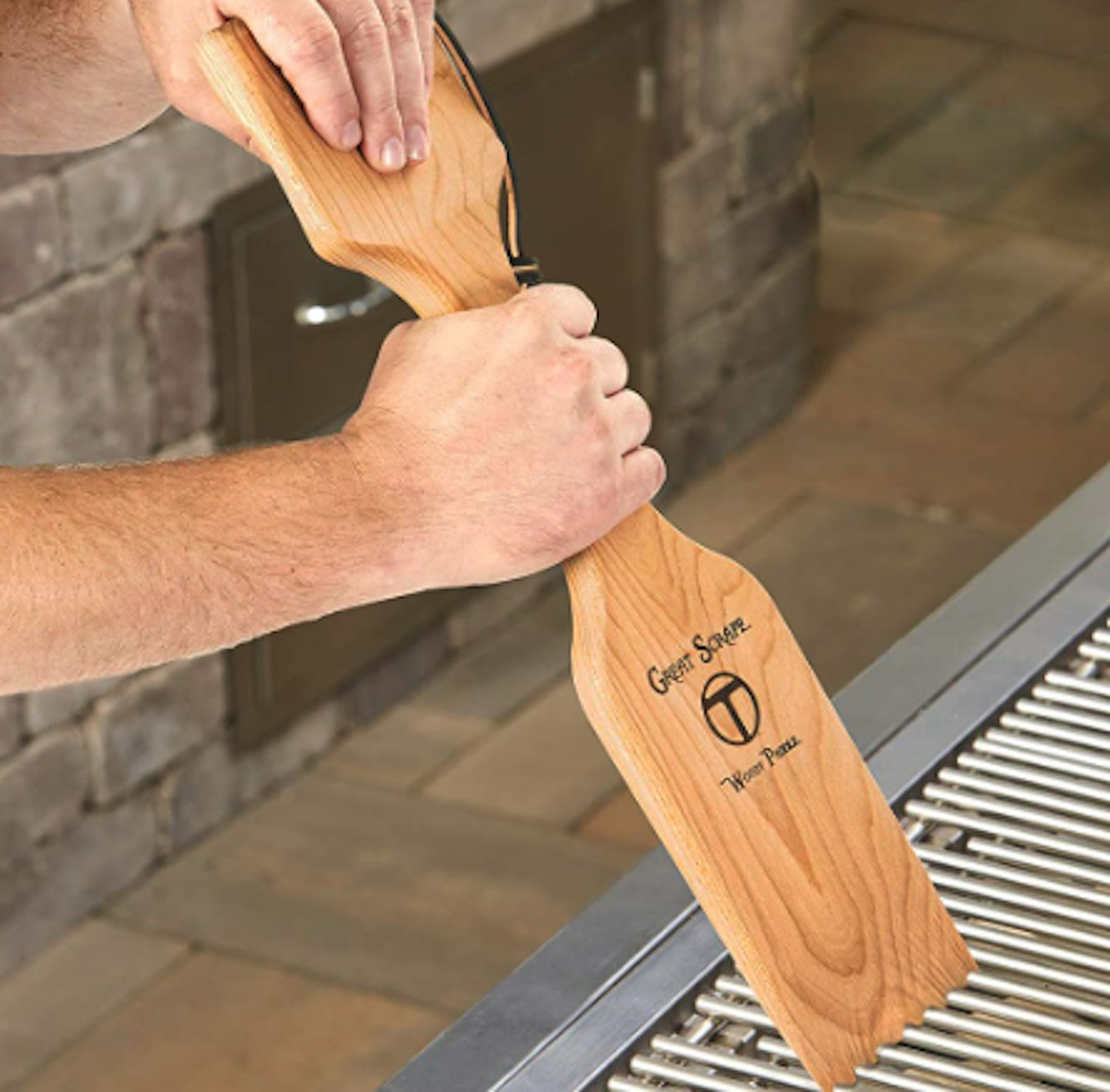 The Great Scrape Wood Grill Scraper