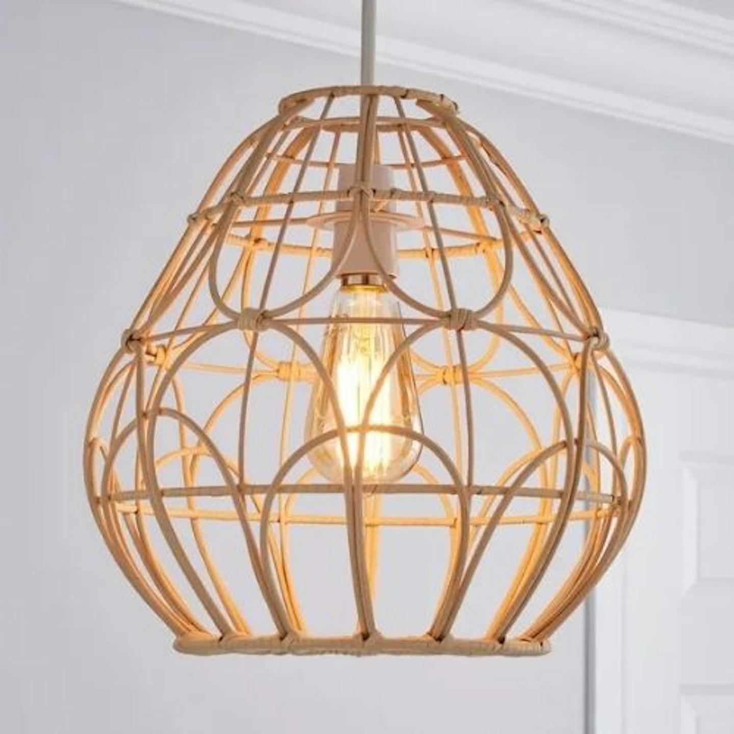 Decorative Cane Easy Fit Pendant Natural