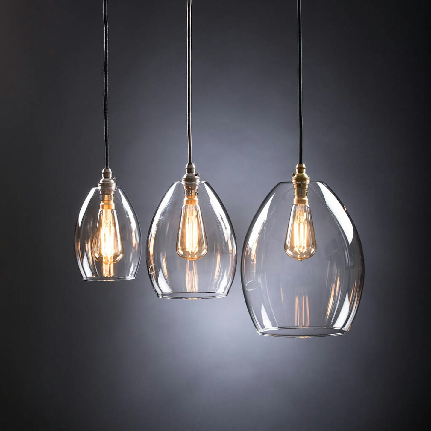 Clear Glass Jules Single Pendant Light