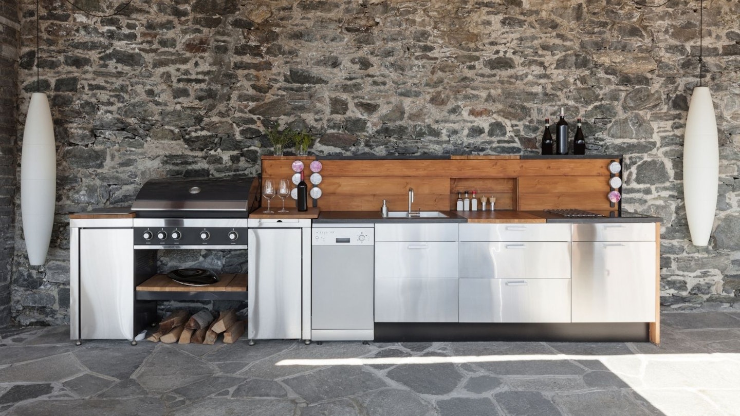 Purpose built outdoor kitchen