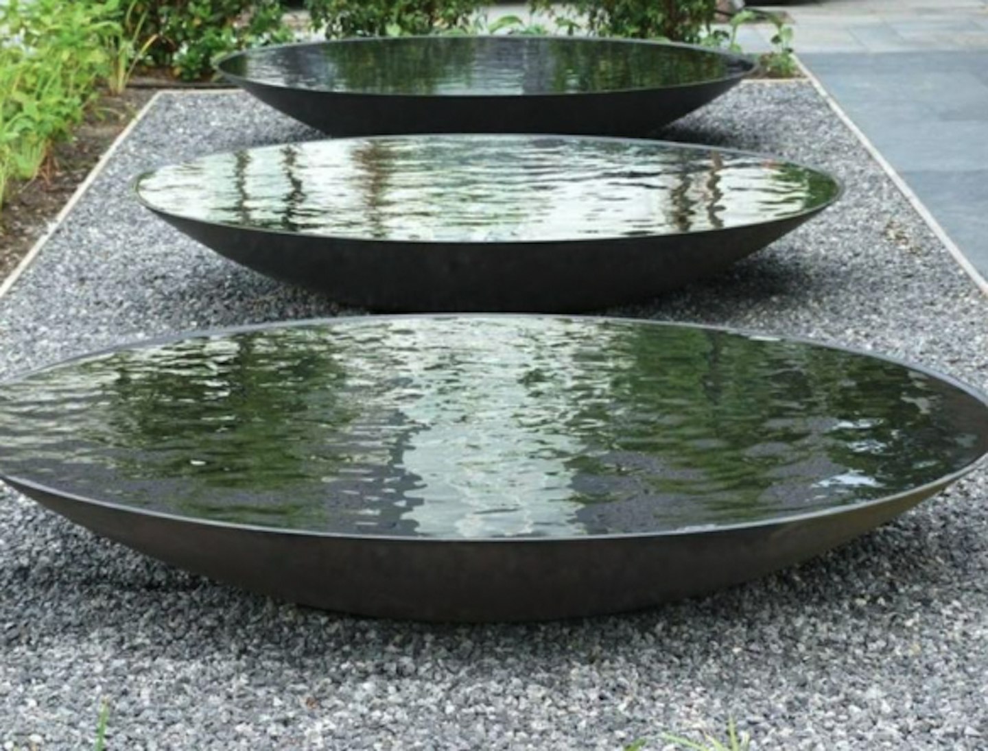 Fountain Waterbowl Outdoor Coated Steel Bowl