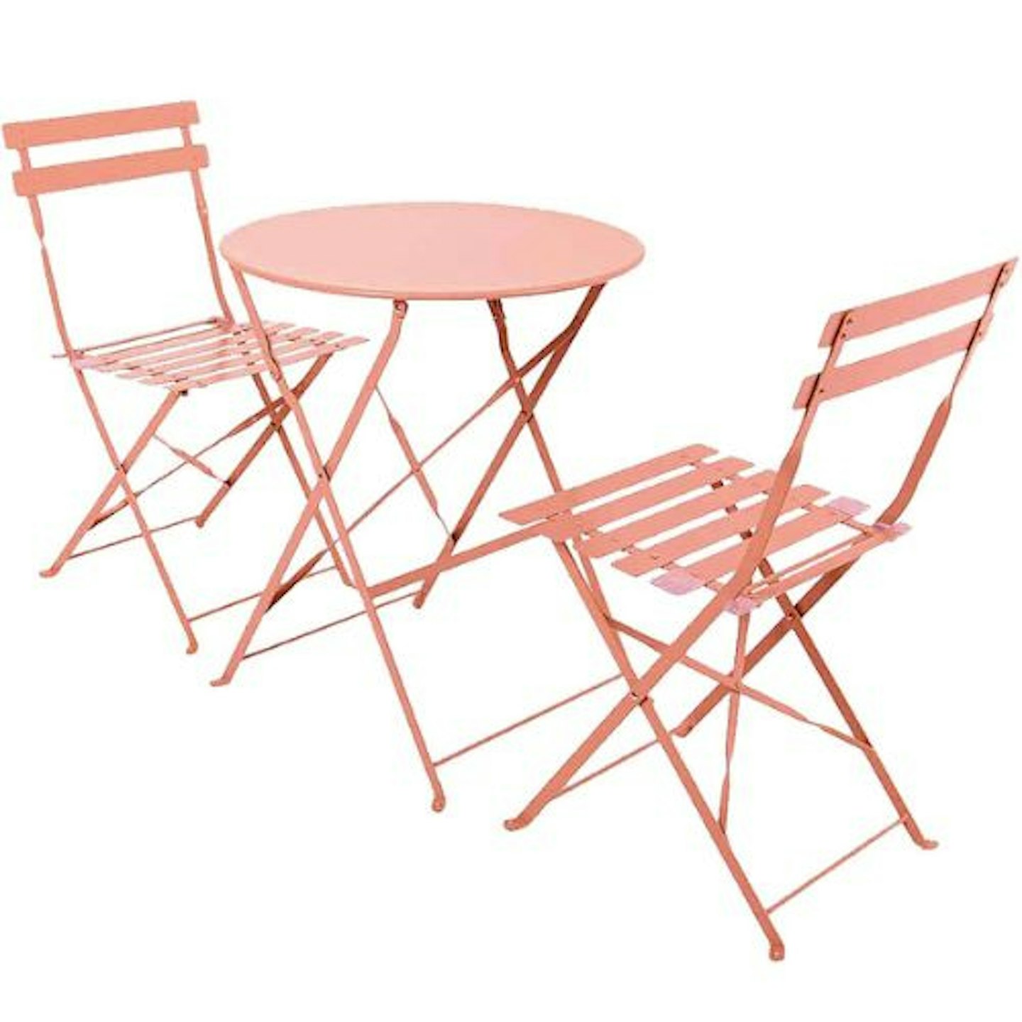 Charles Bentley orange bistro set