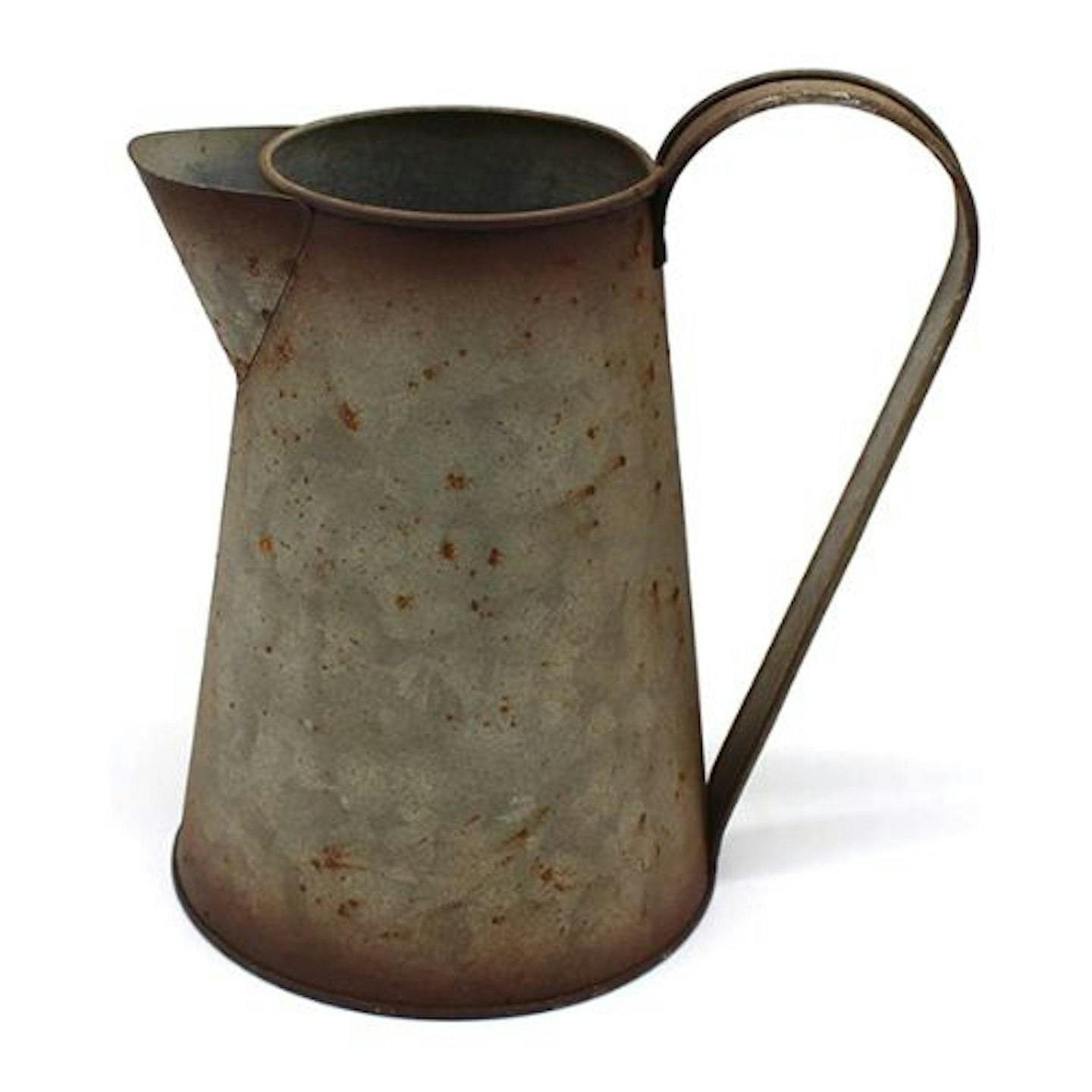 Galvanized Metal Milk Pitcher