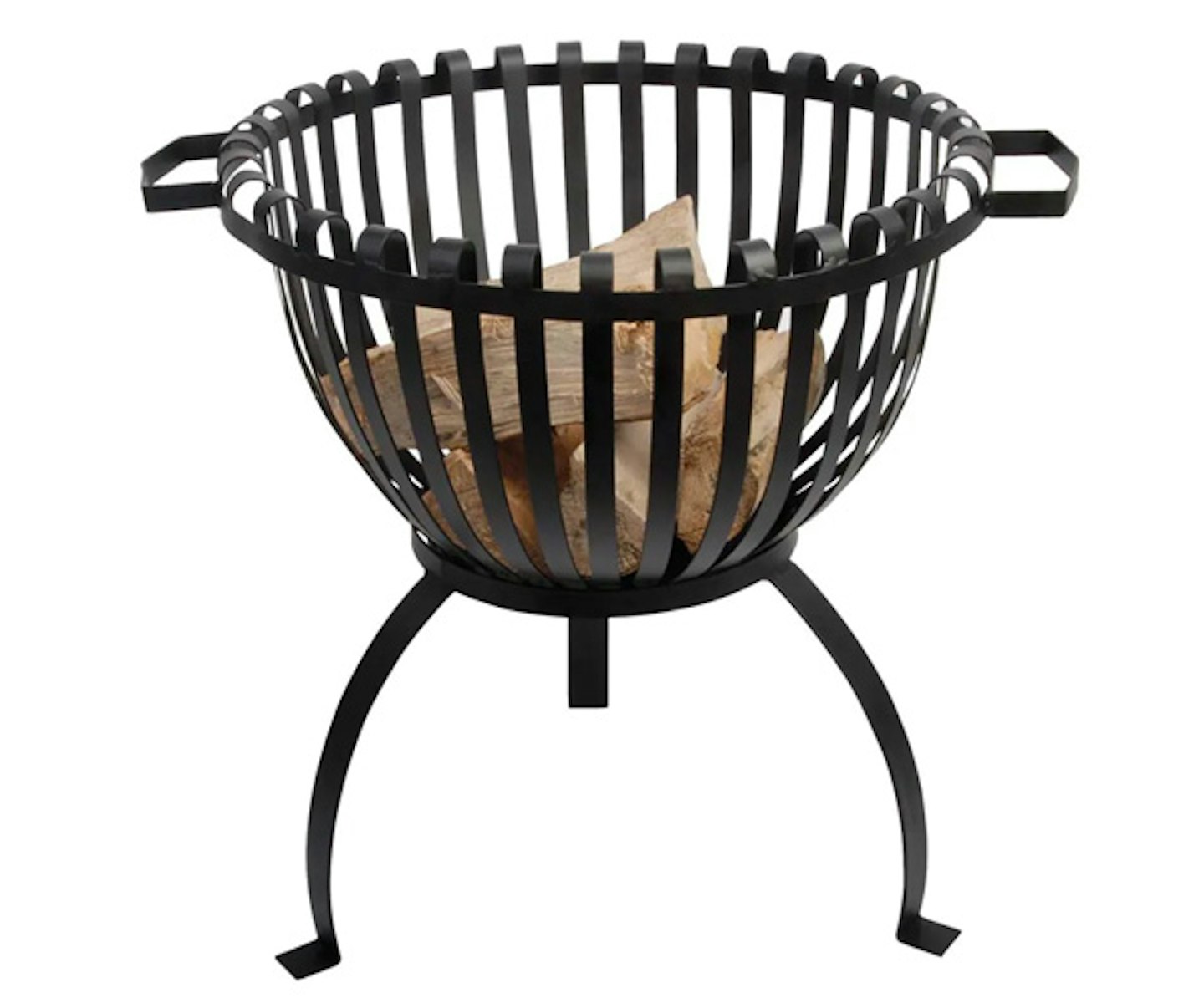 Steel fire basket