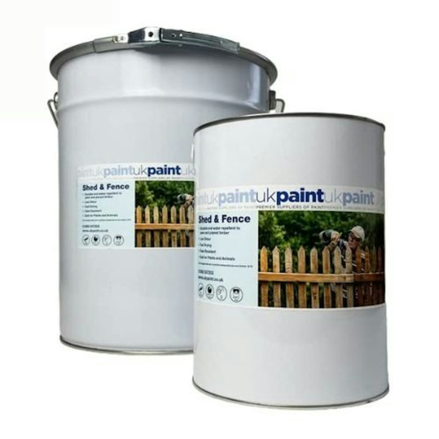 Water Based Shed and Fence Paint - Dark Grey - One Coat - 20 Litre