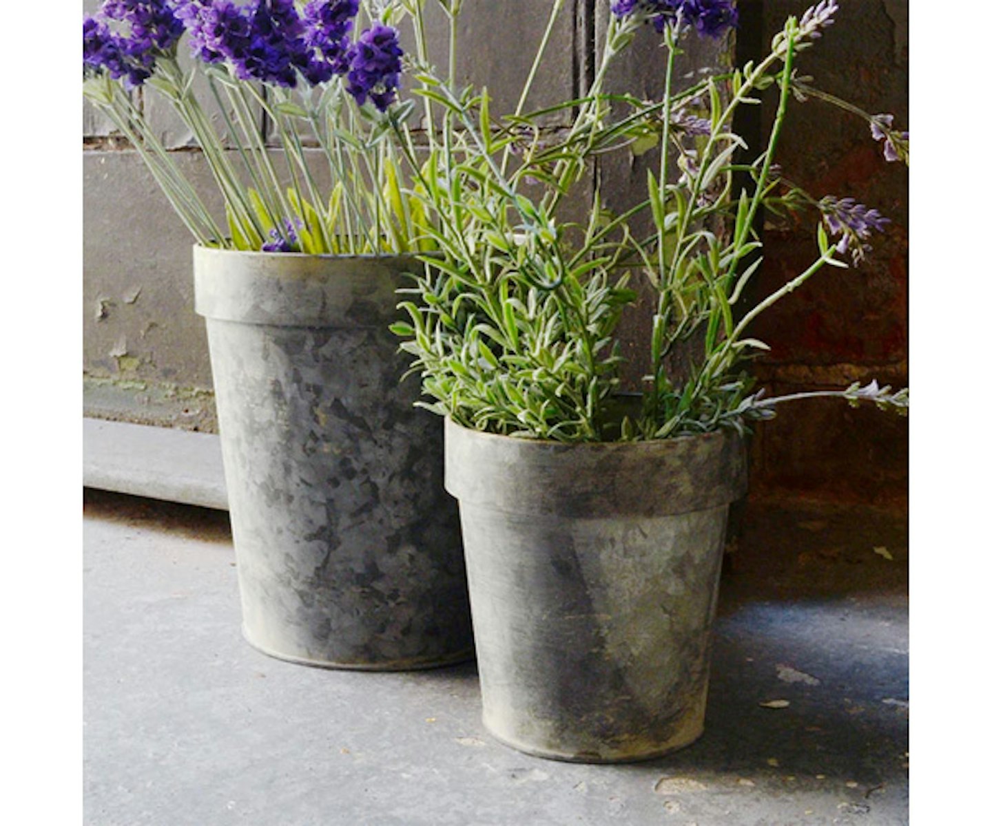 Zinc Flower Pots