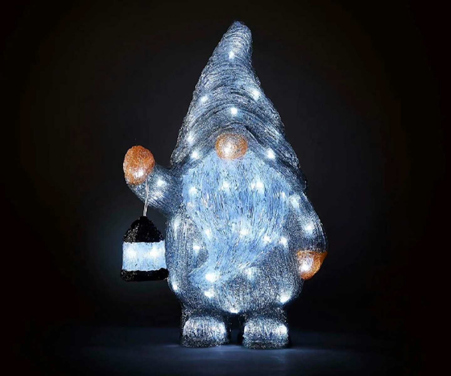 Acrylic Gonk 3D with Lantern Outdoor Christmas Light Decoration