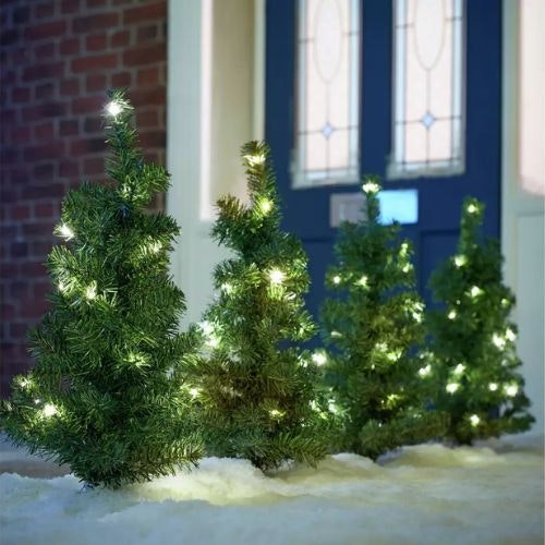 The best outdoor artificial Christmas trees Modern Gardens
