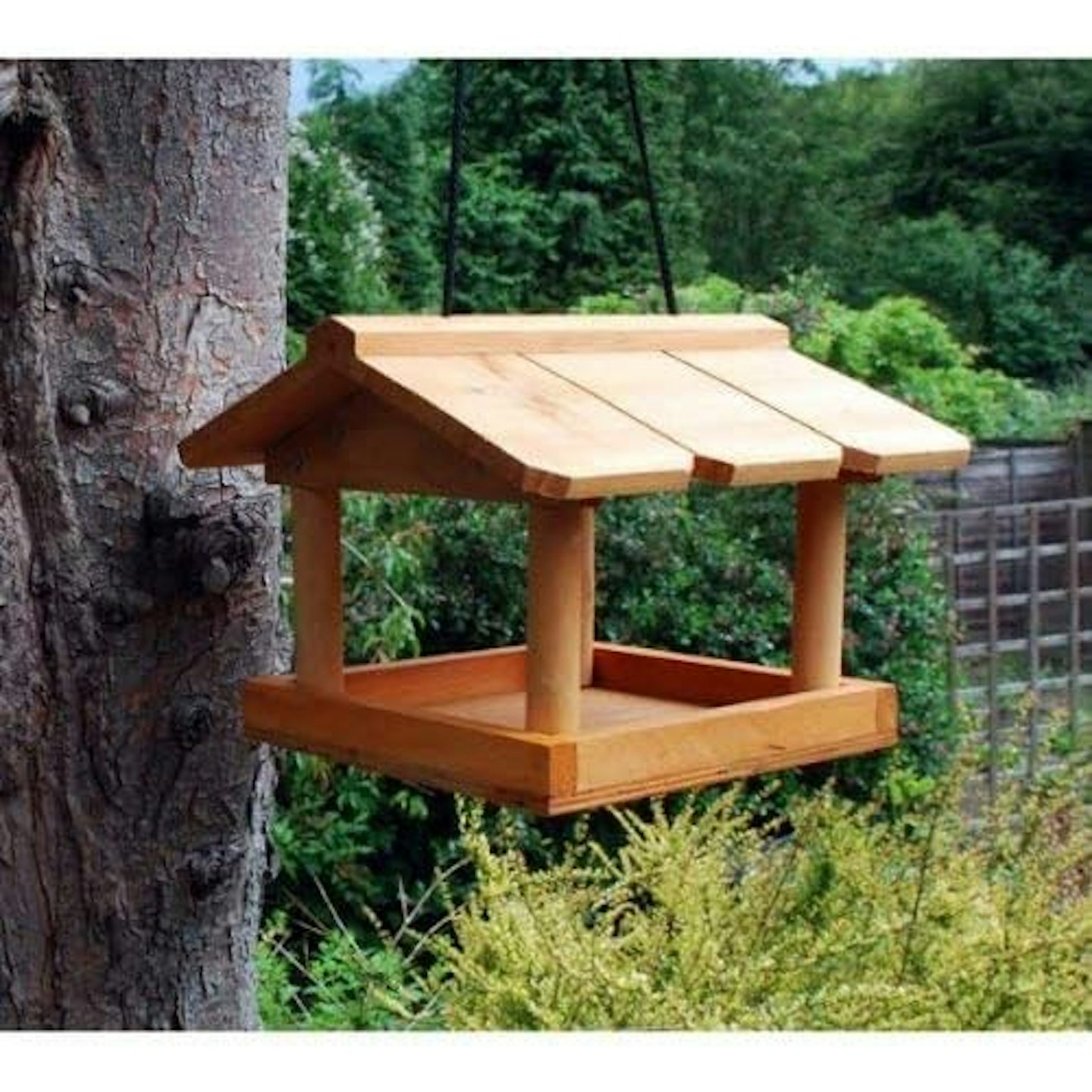 Hanging bird table 