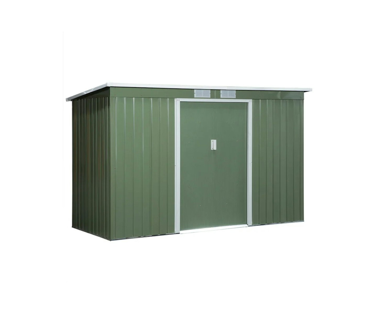 9 ft x 4 ft Metal Garden Shed