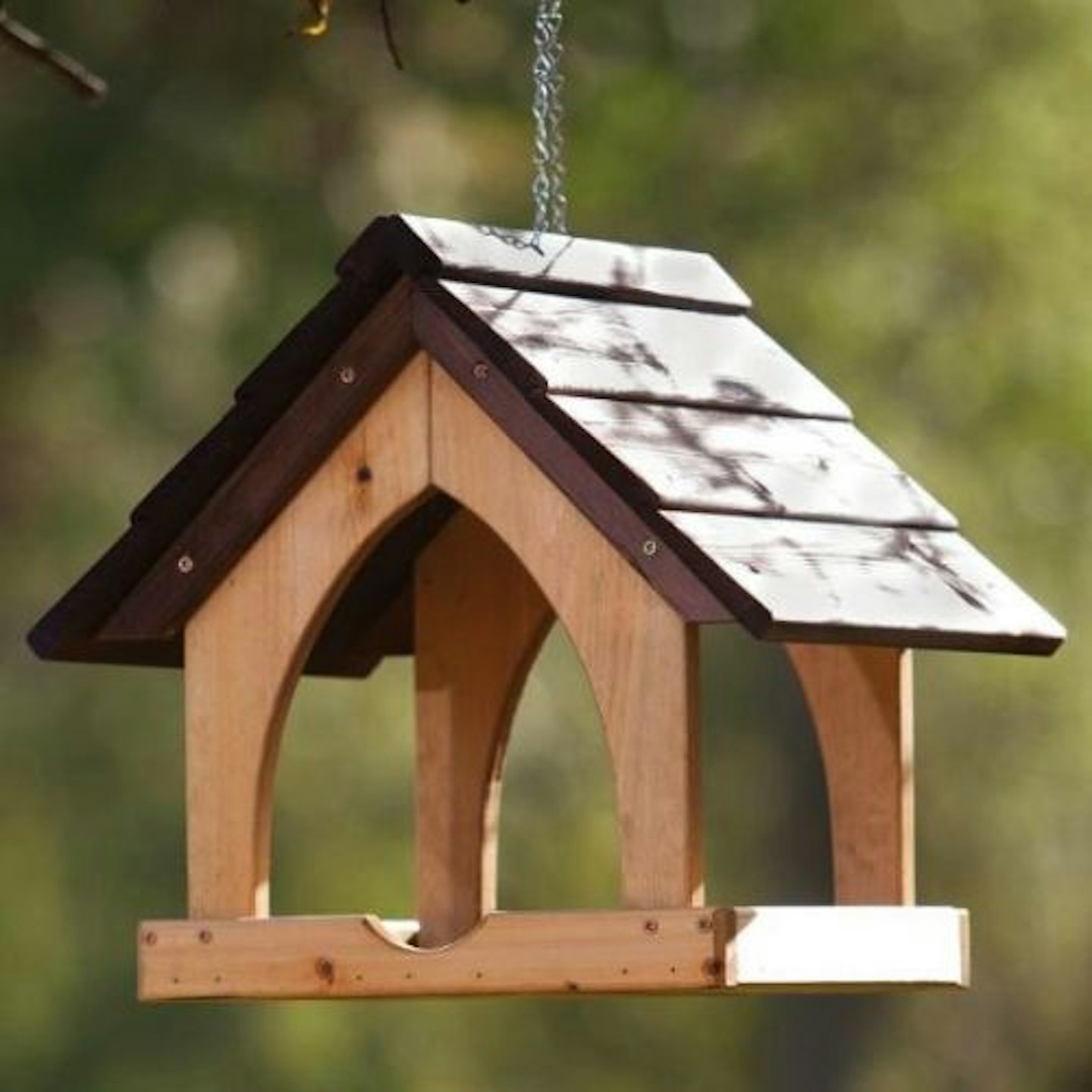 Gothic hanging bird table