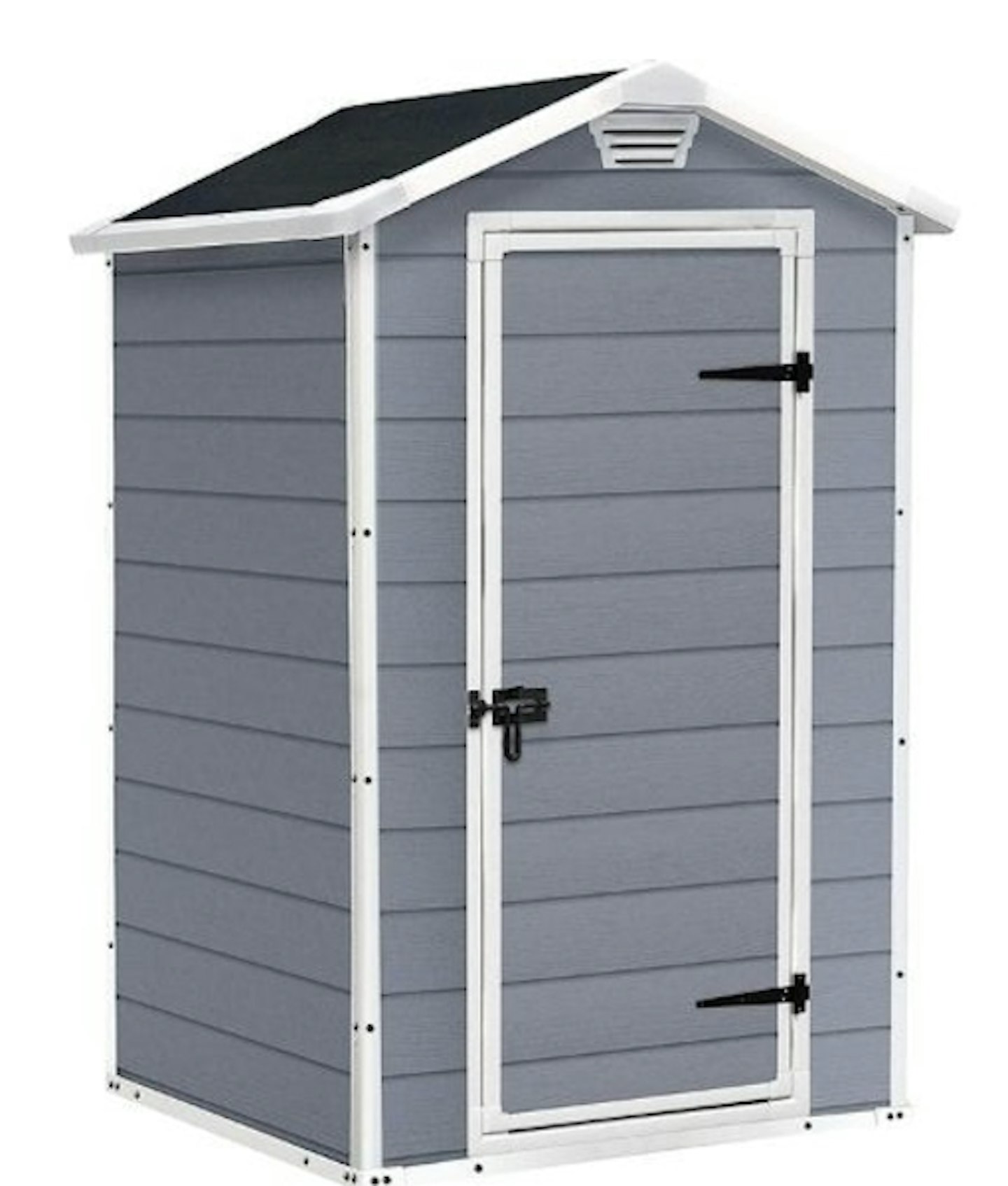 Keter Manor 4x3 Apex Grey Plastic Shed