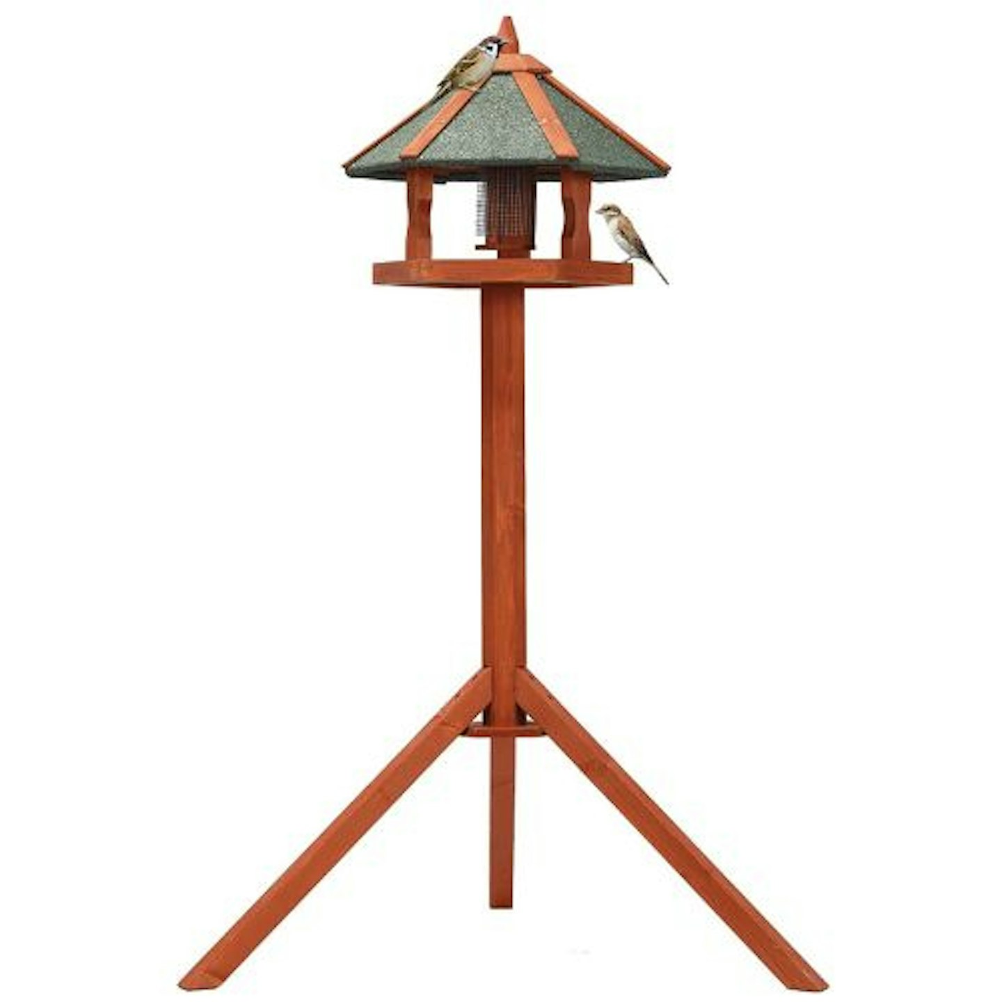 Petsfit Bird Wooden Bird Table with Asphalt Shingles