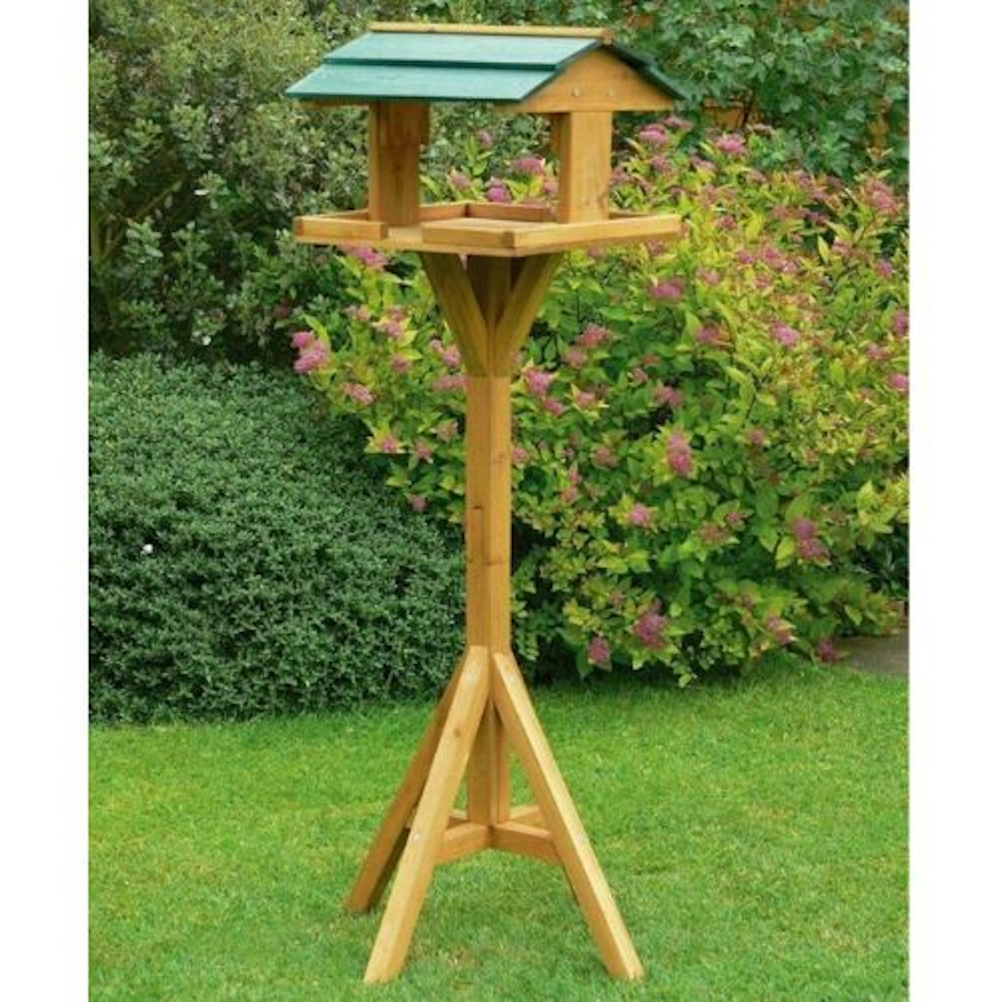 Traditional Wooden Bird Table 