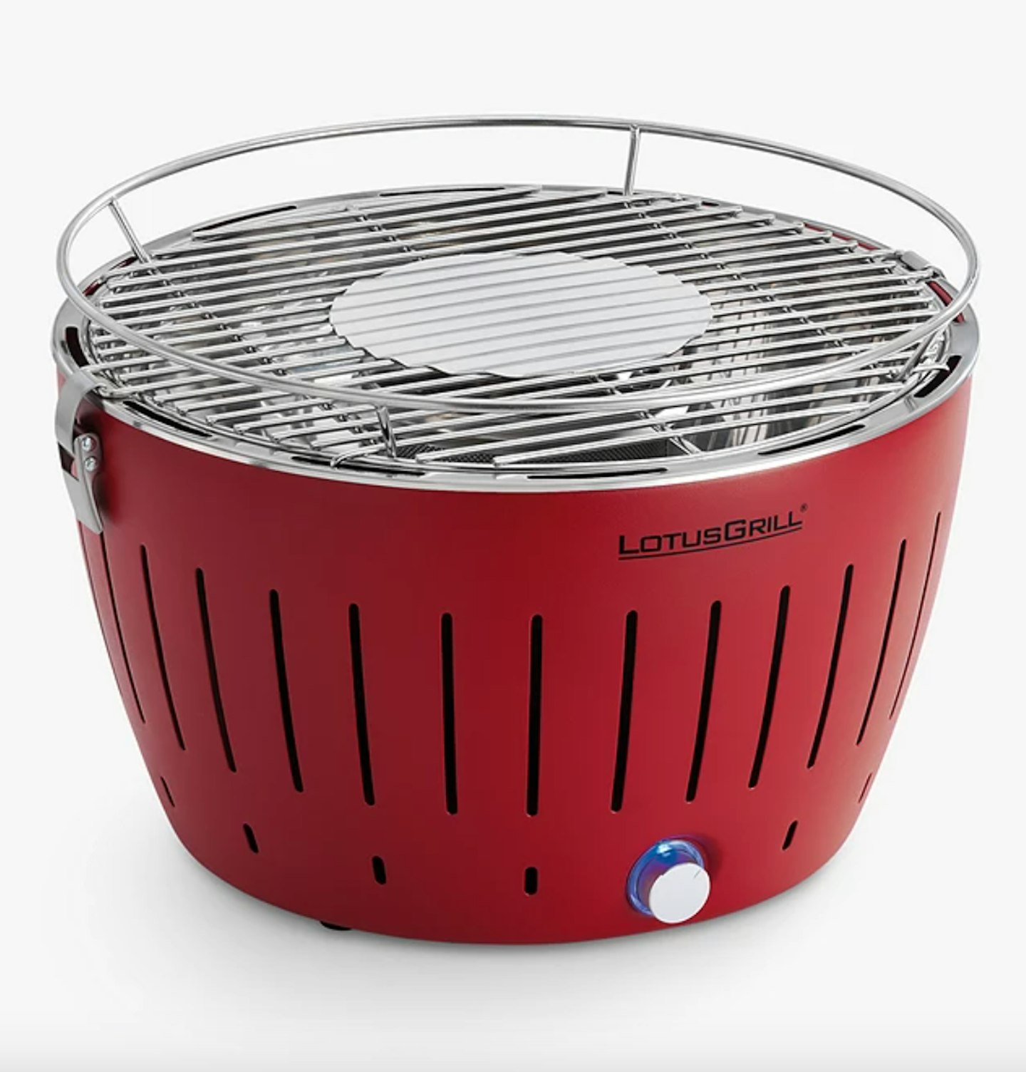 LotusGrill Standard Portable Smokeless Charcoal Barbecue, 32cm, Red