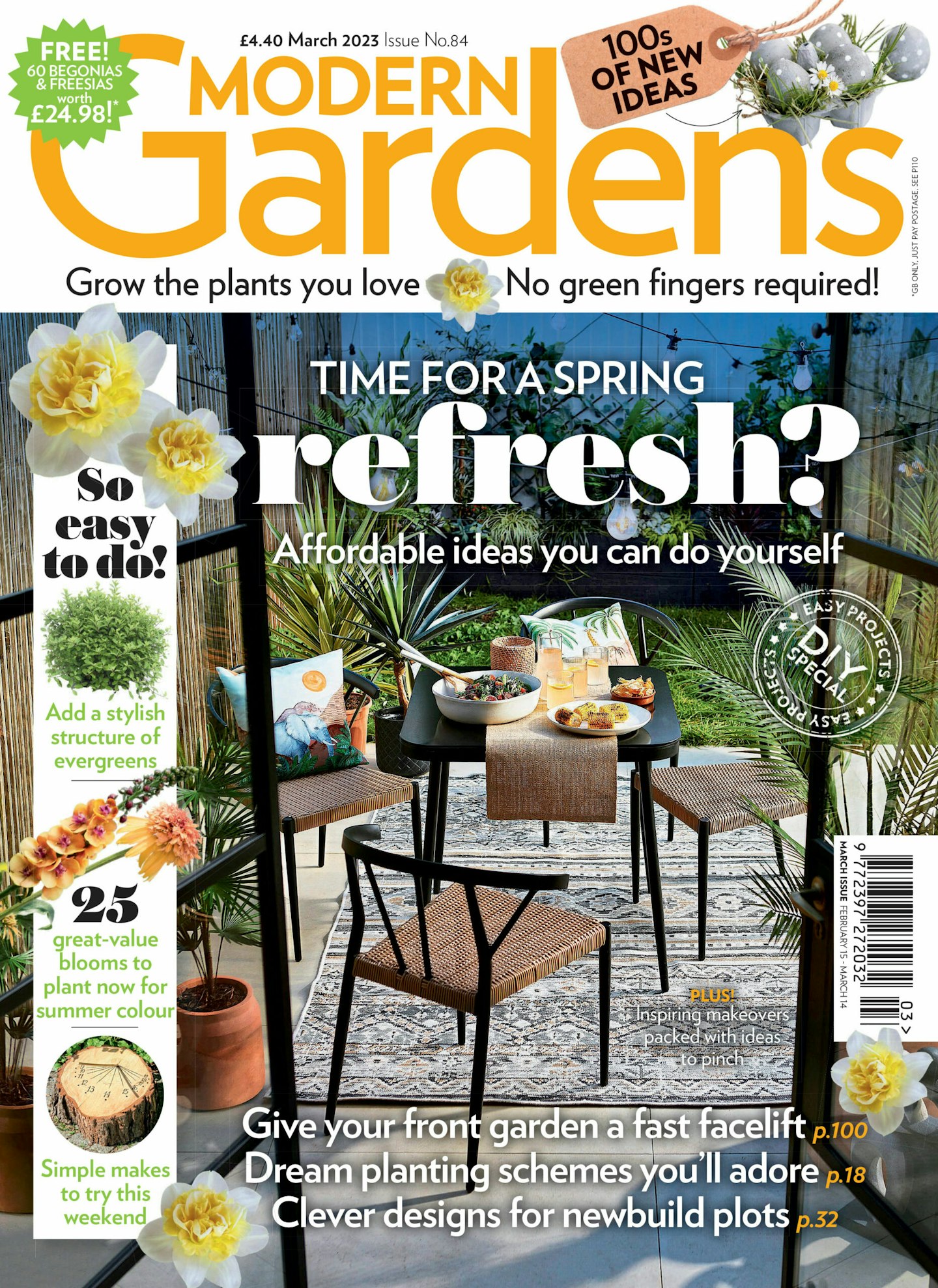 Modern gardens cover april