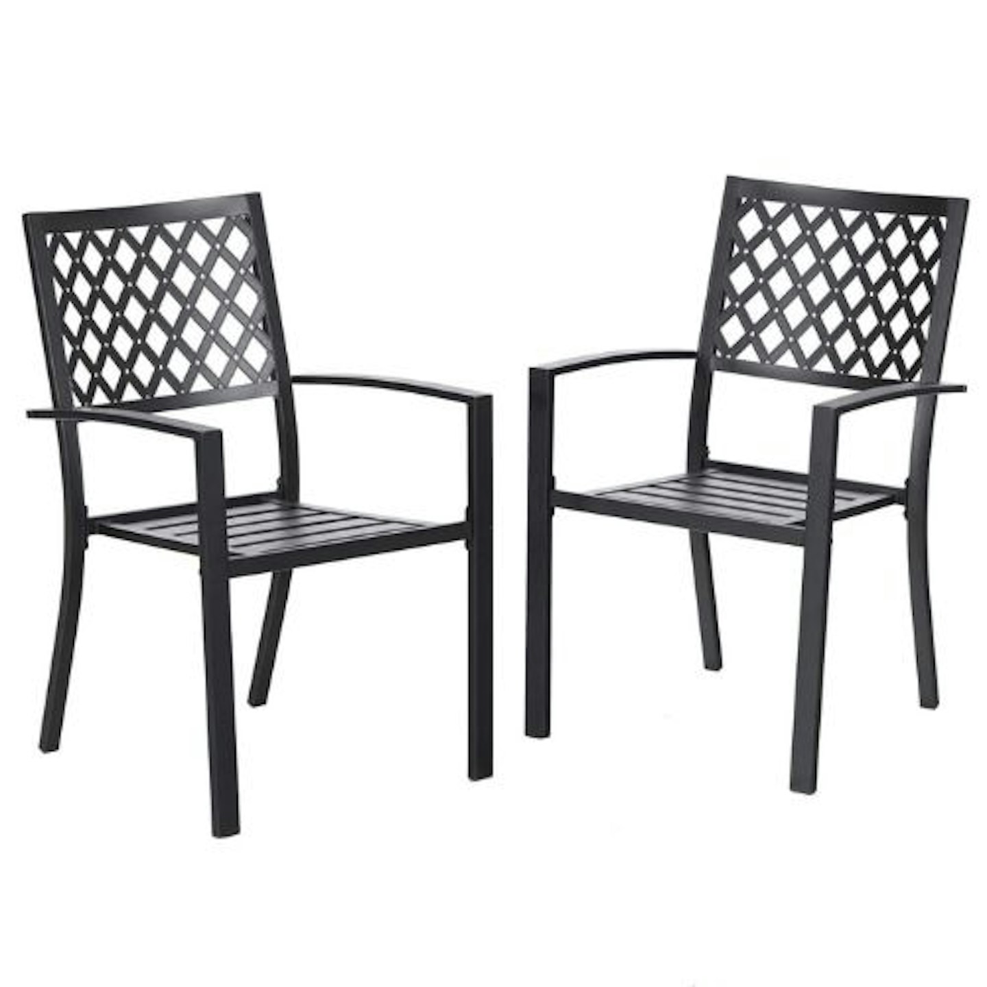 PHI VILLA Wrought Iron Outdoor Chairs