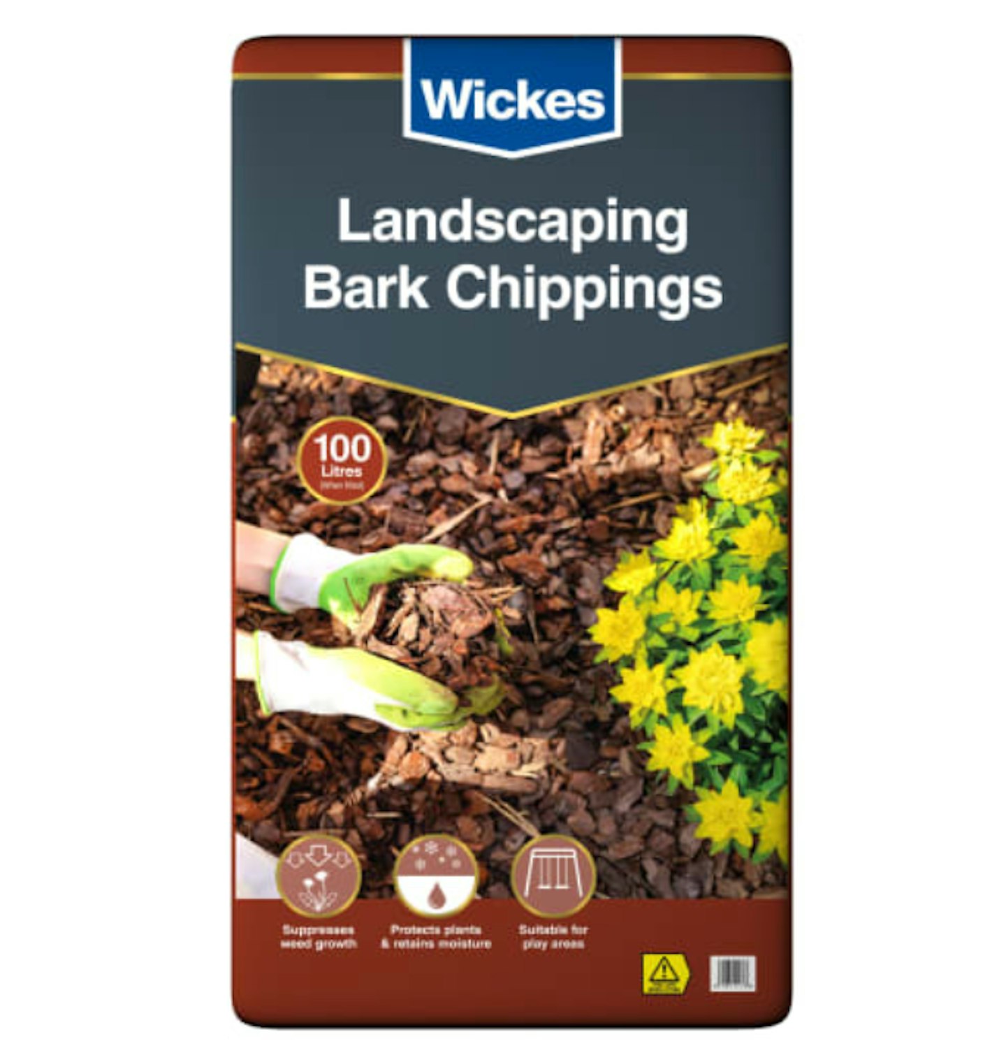 Wickes Bark Chippings - 100L