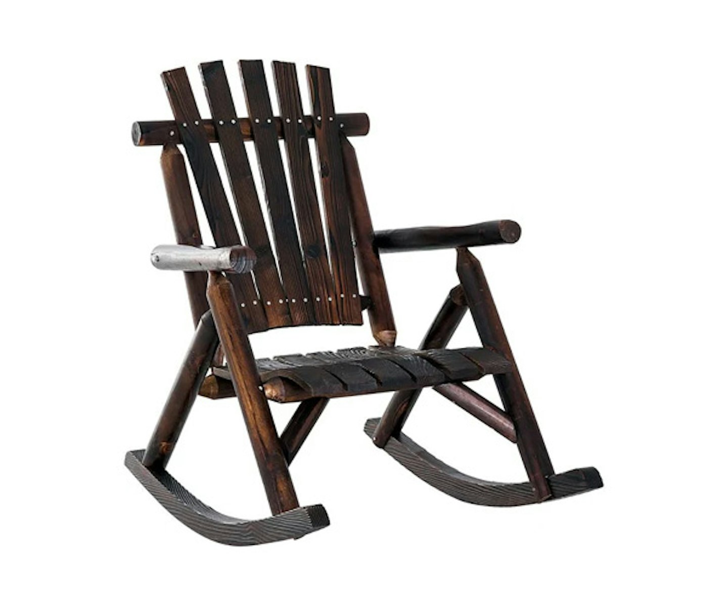 rustic rocking chair