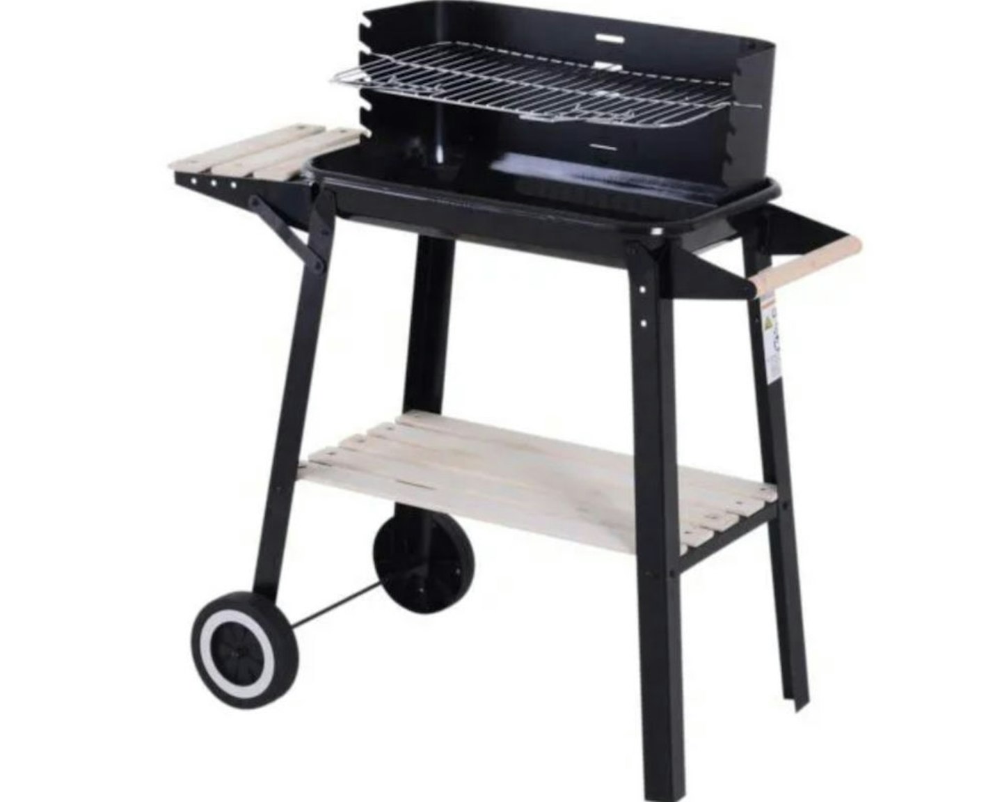 Outsunny Charcoal BBQ Grill Trolley
