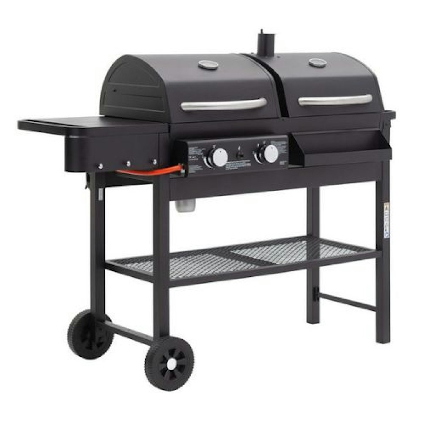 Premium Dual Fuel Charcoal and Gas Combi BBQ