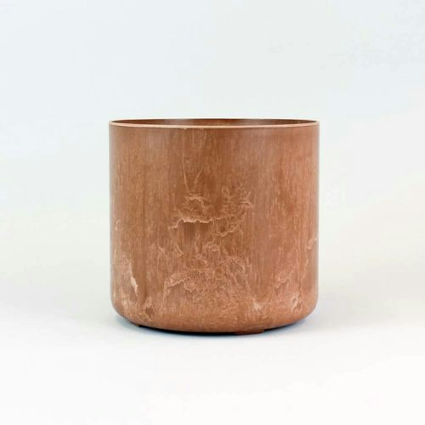 Recycled pot with self-draining - Brown