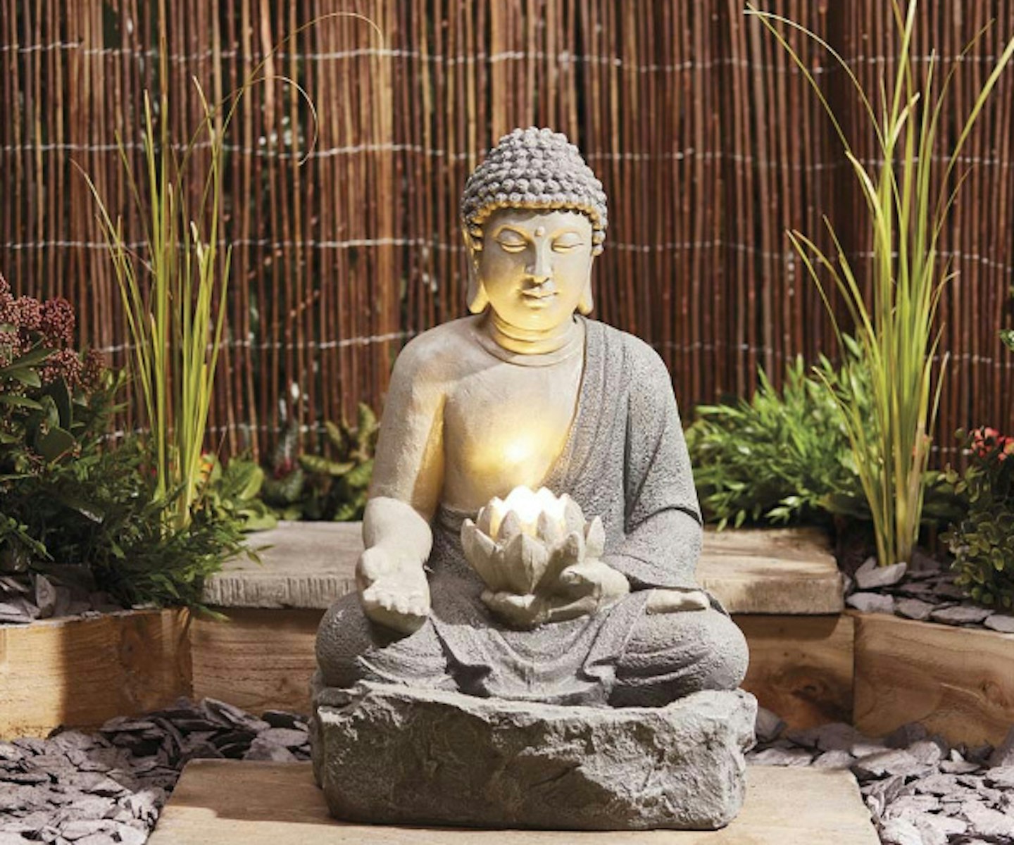 Lotus Buddha Water Feature