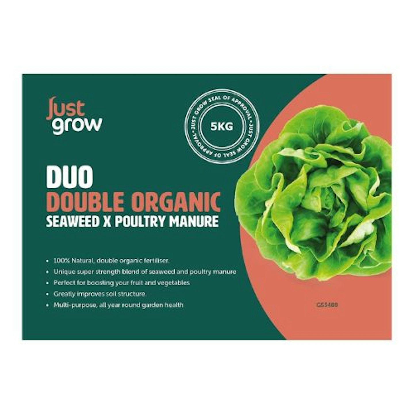Just Grow 'DUO' 5KG Organic Fertiliser