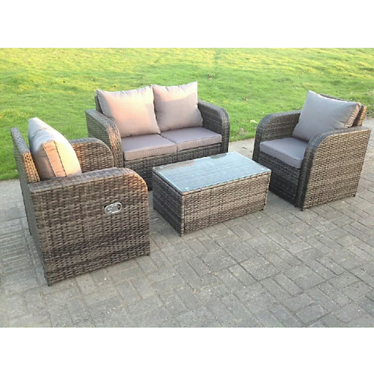 B&Q rattan set 