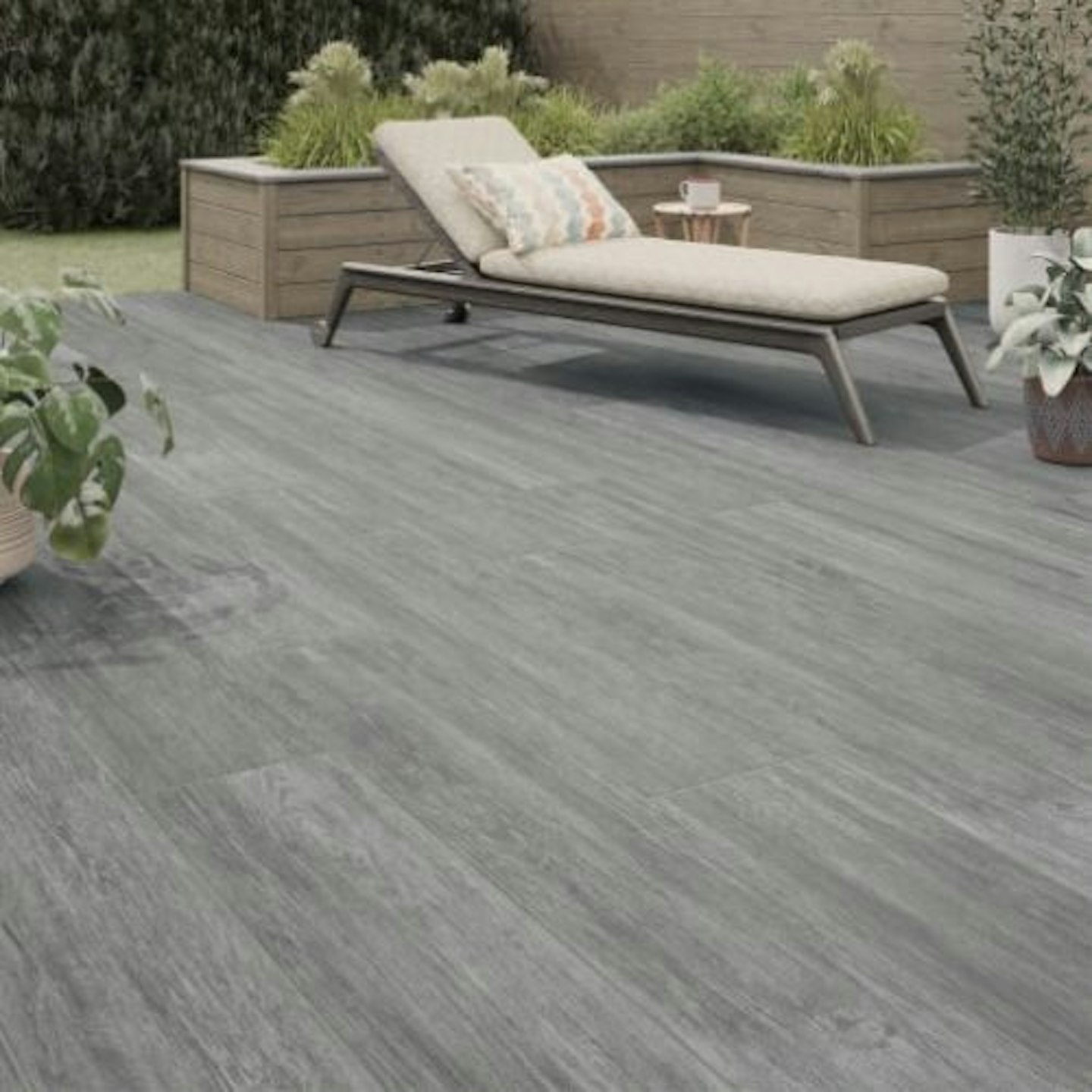 Harting Grey Glazed Outdoor Porcelain Paving Tile