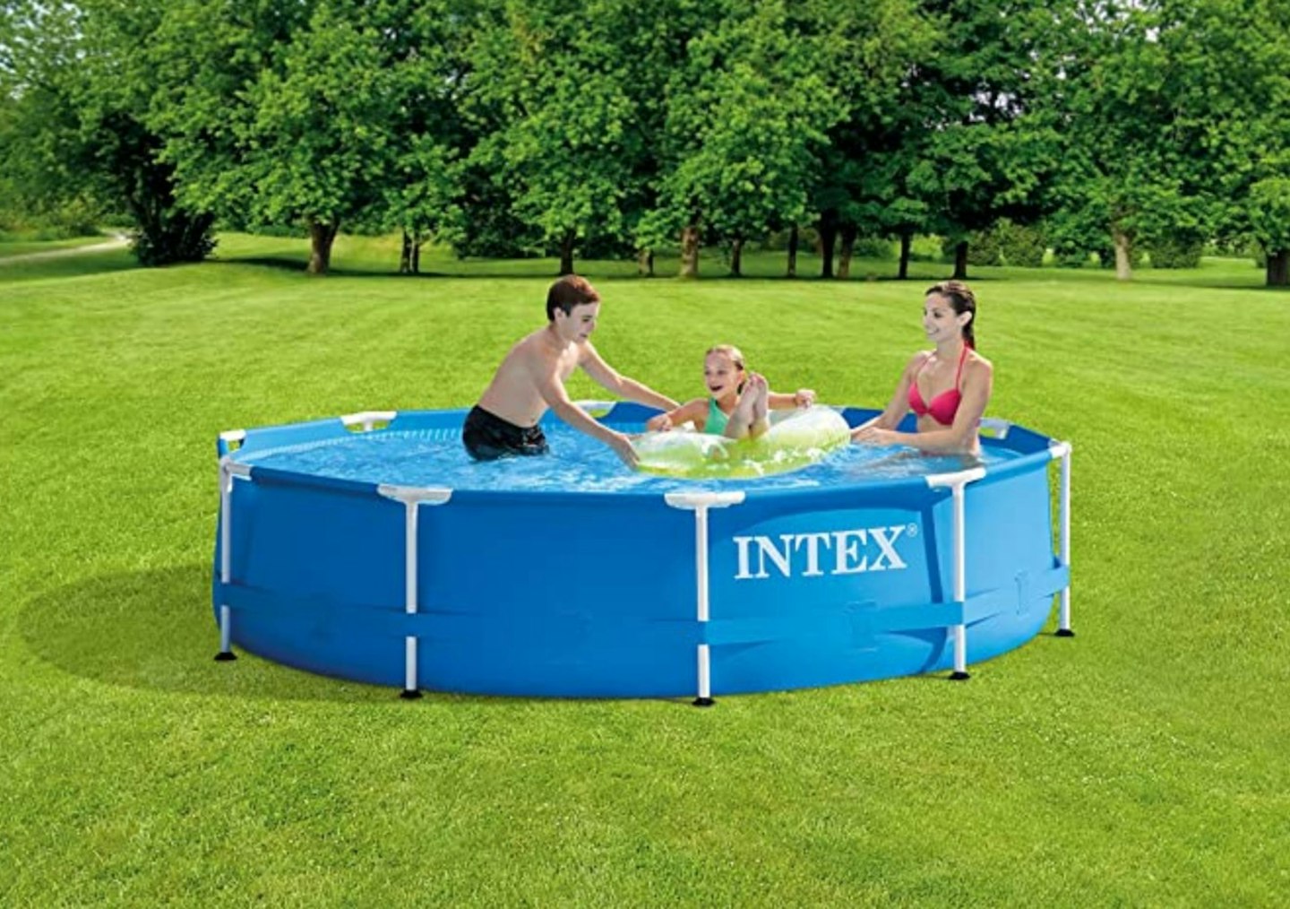 Intex 28202UK 10ft x 30in Metal Frame Swimming Pool with Filter Pump