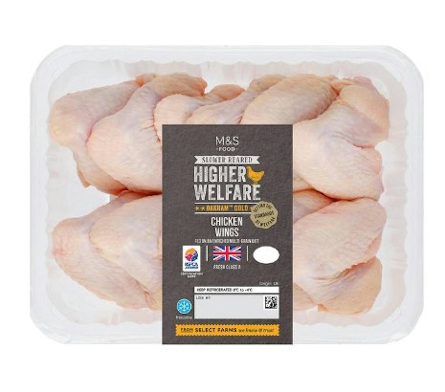 M&S Oakham Gold Chicken Wings 