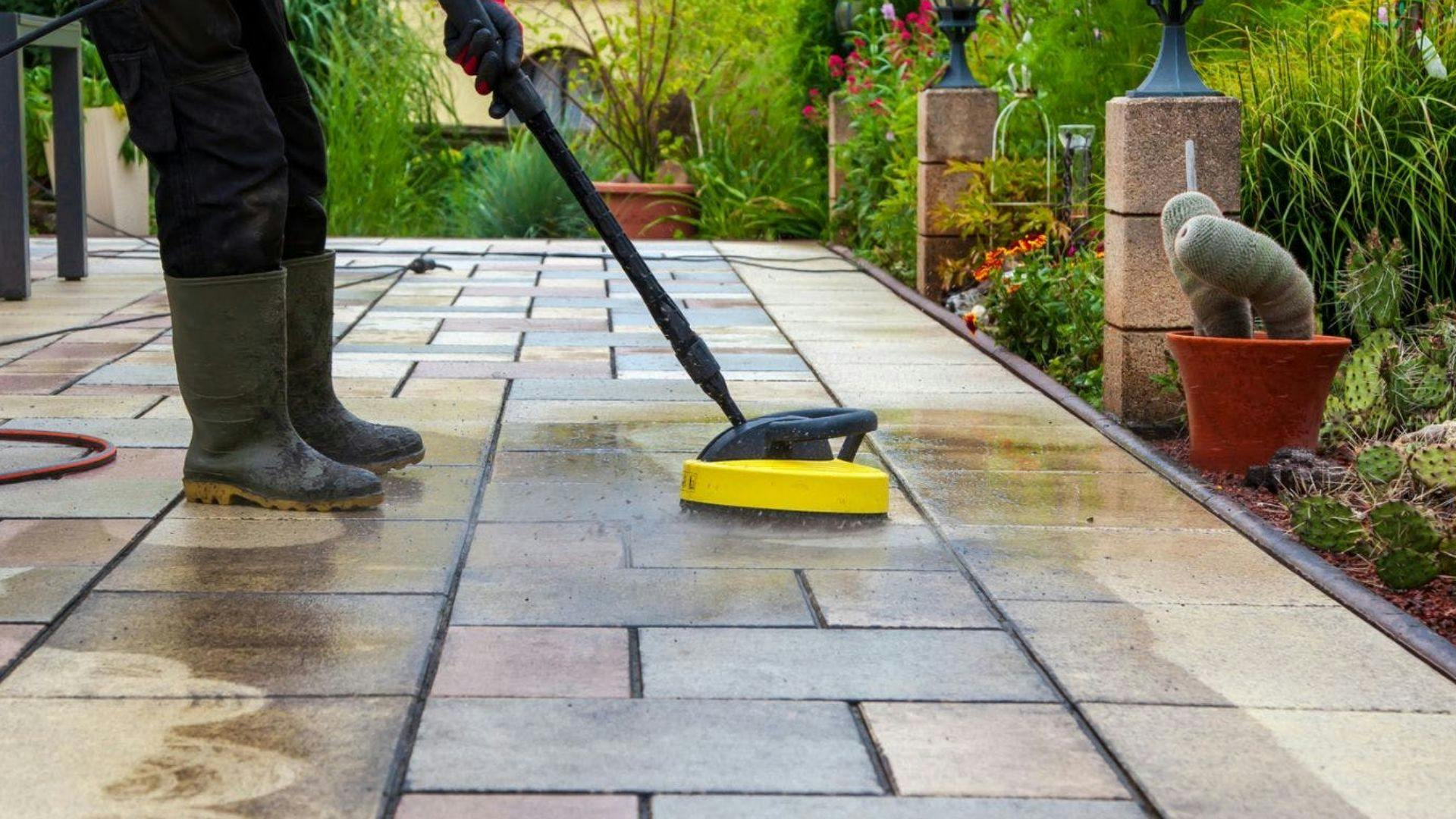 Pressure washer on sale for patio