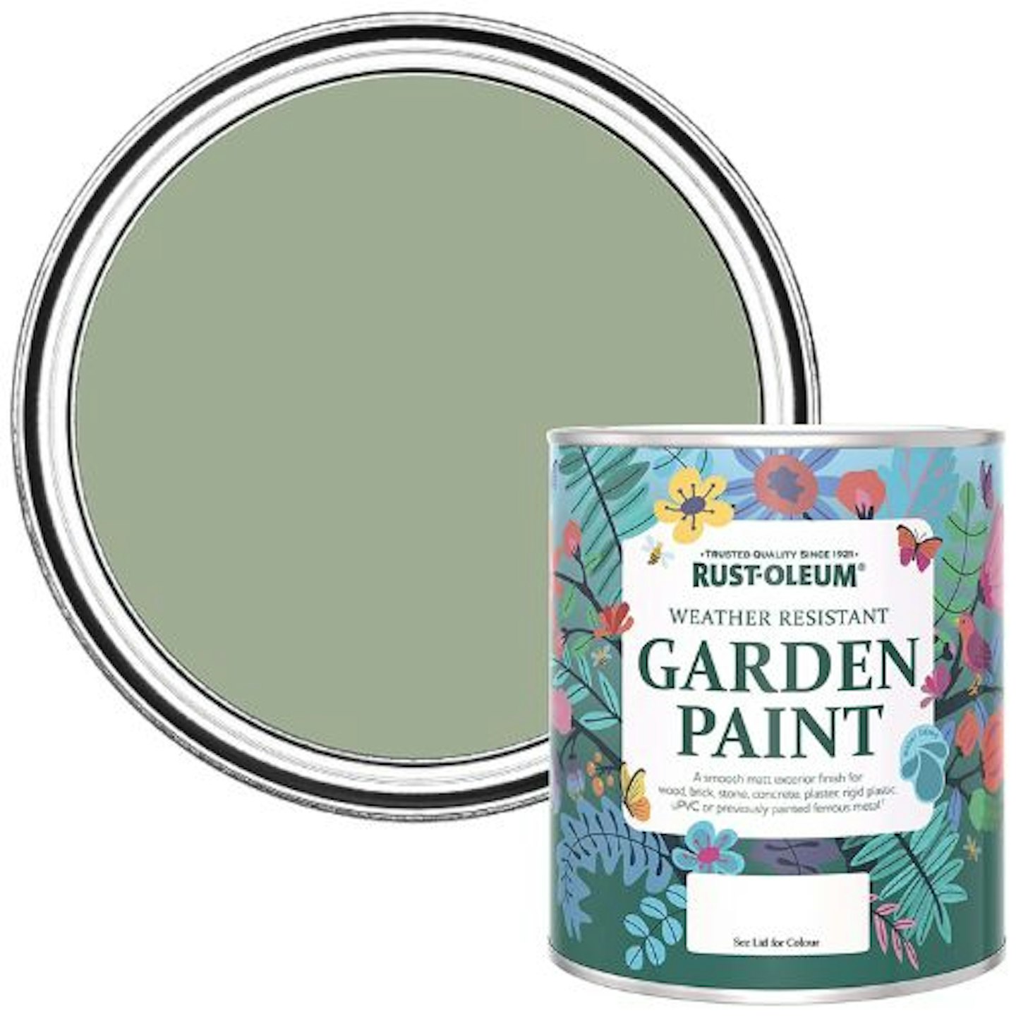 Rust-Oleum Chalky Finish Garden Furniture Paint