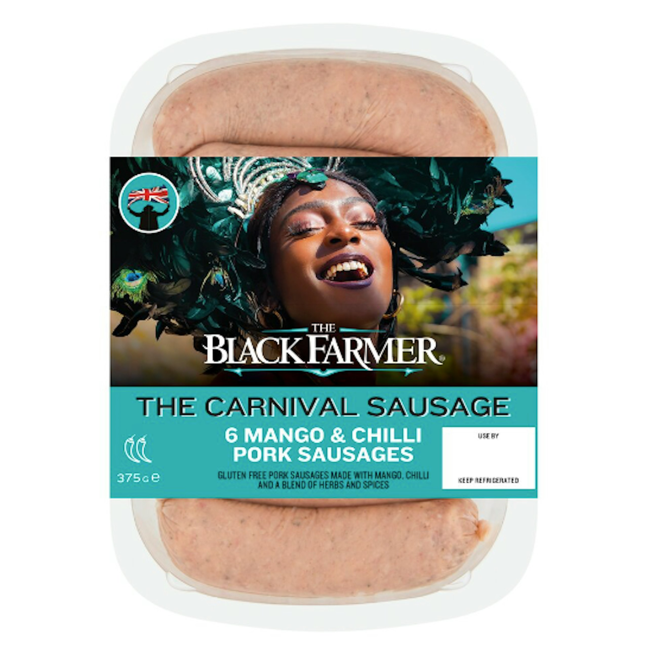 The Black Farmer Mango and Chilli Pork Sausages
