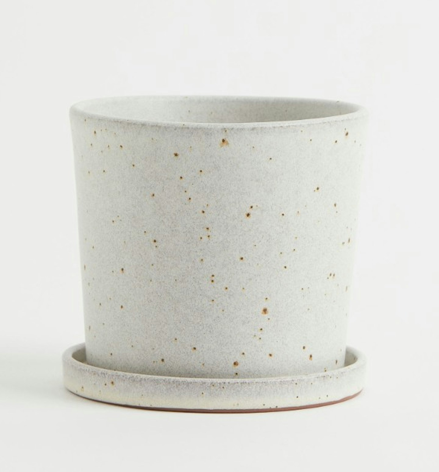 Small plant pot and saucer