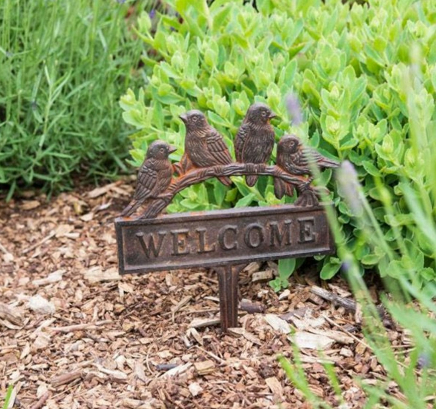 Welcome Ground Stake Sign