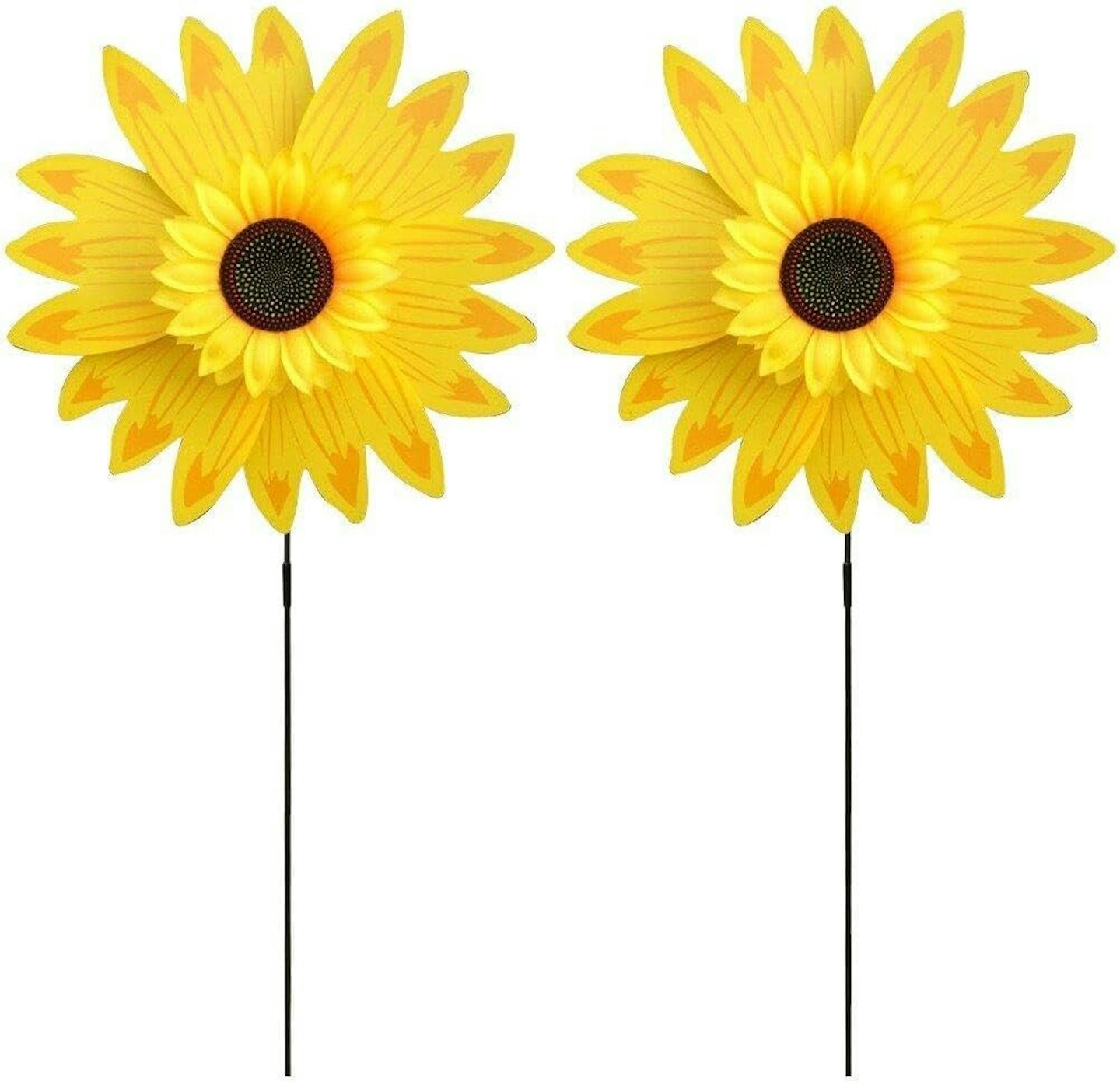 Sunflower wind spinners