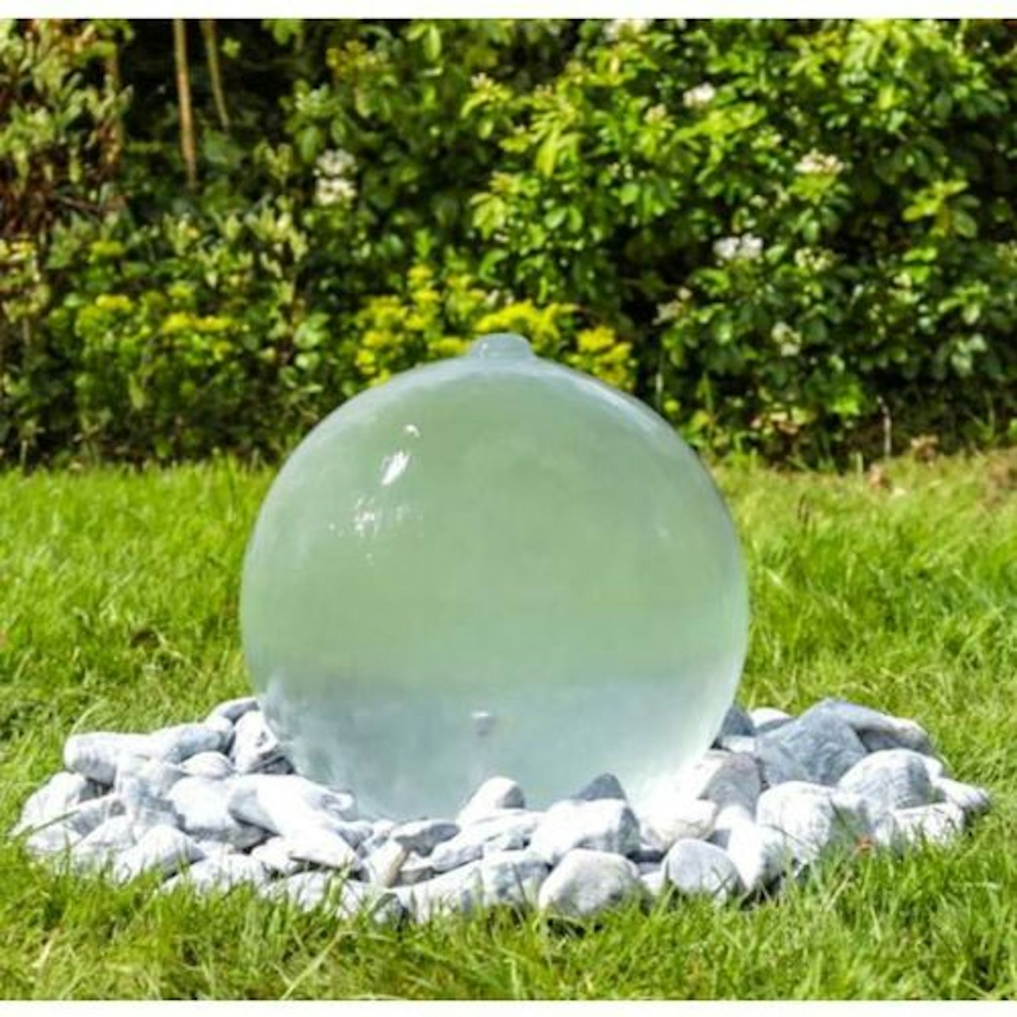 Translucent Sphere Water Feature with Colour Changing LEDs by Ambienté