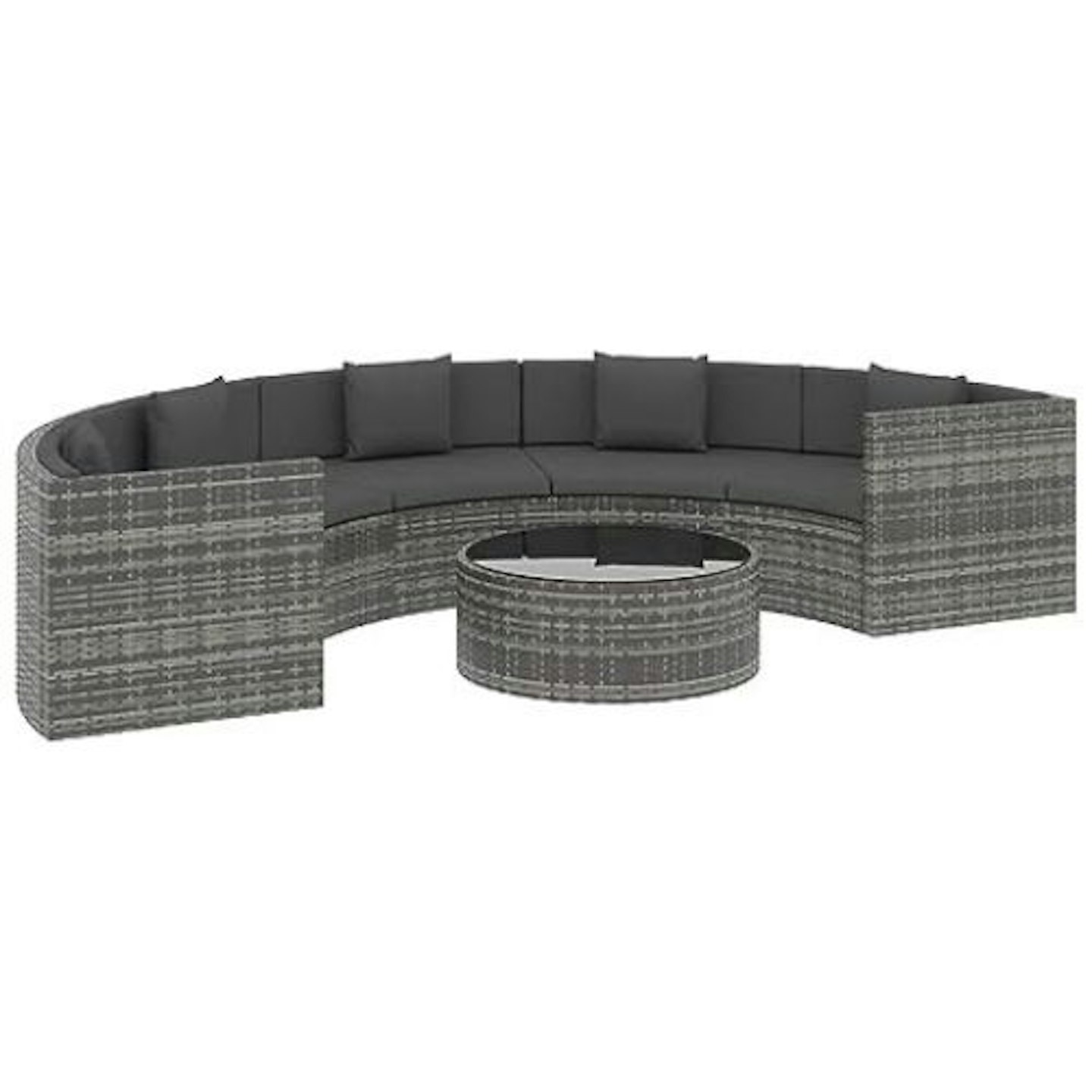 vidaXL 6 Piece Garden Lounge Set with Cushions