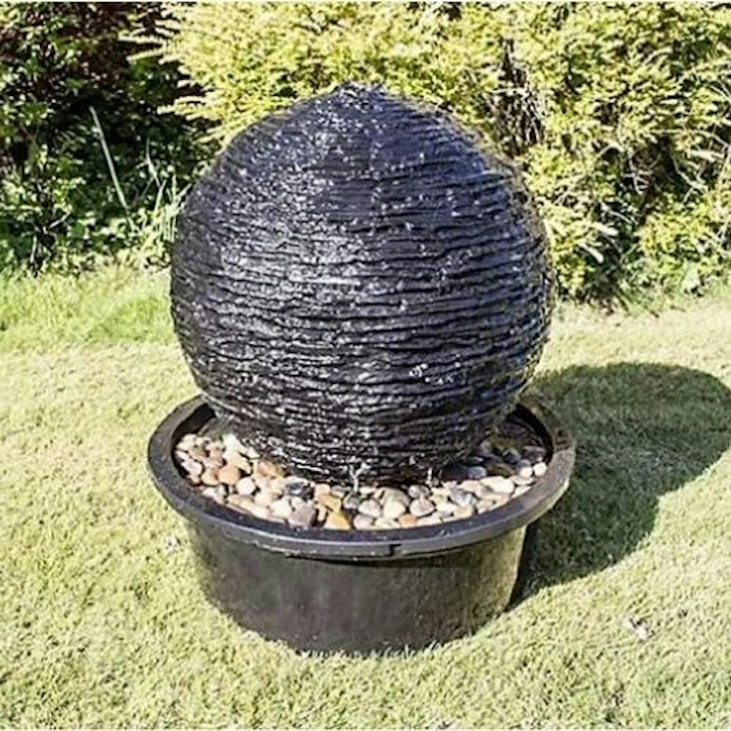 Primrose Torver Slate Effect Sphere Outdoor Water Feature