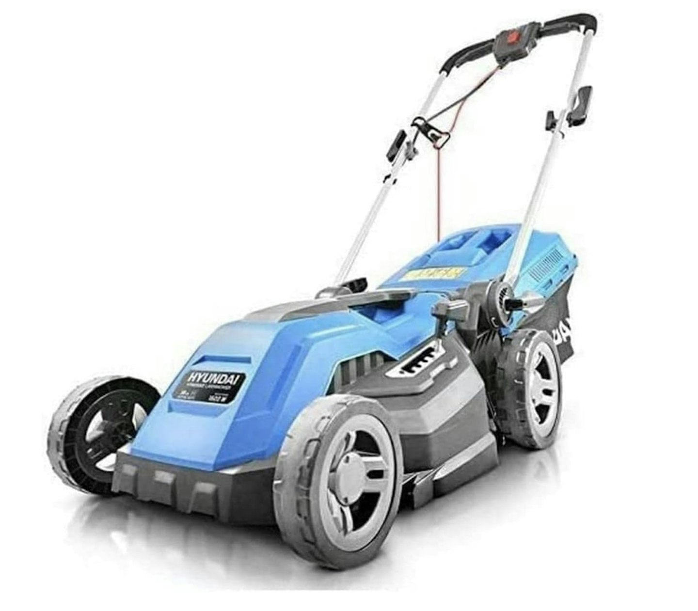 Hyundai HYM3800E 1600W 230V Corded Electric Rotary Lawnmower With Rear Roller